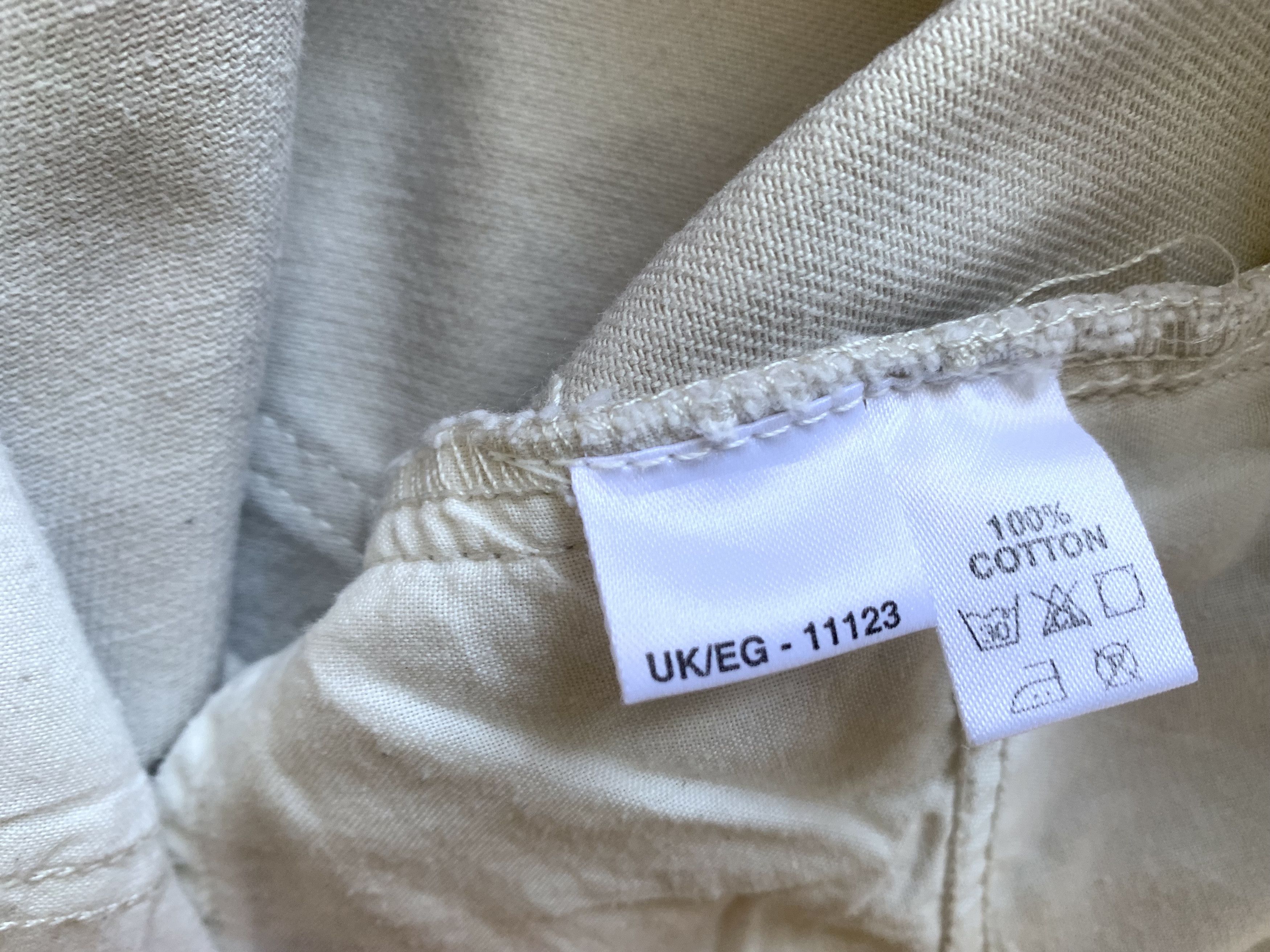 Yves Saint Laurent Yves Saint Laurent Vintage Beige Denim Jeans Size US 34 / EU 50 - 10 Thumbnail
