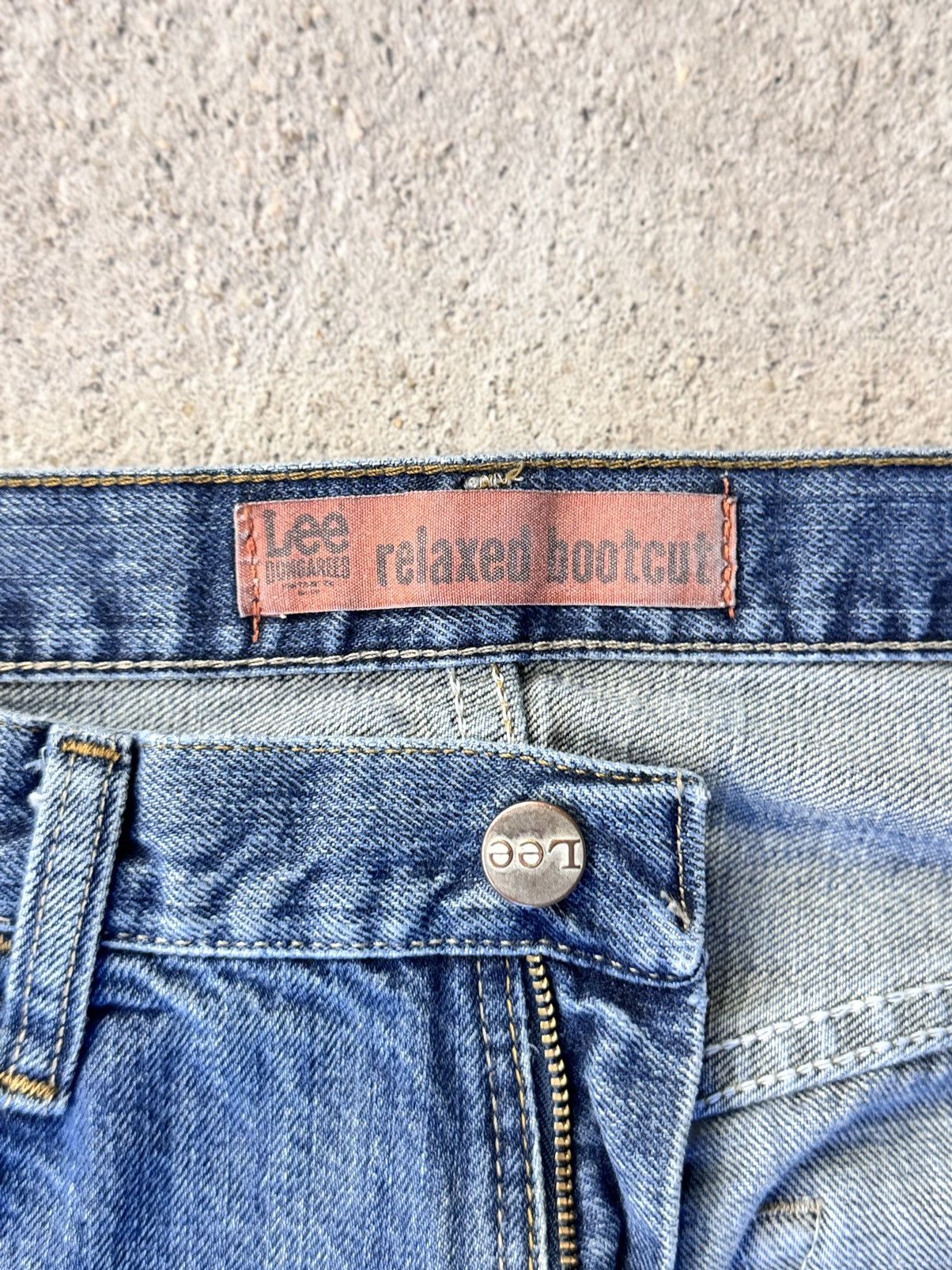 Japanese Brand × Lee × Levi's Vintage Clothing Vintage Lee Bootcut Jeans 32x31 Distressed Boro Repair Patch Size US 32 / EU 48 - 7 Thumbnail