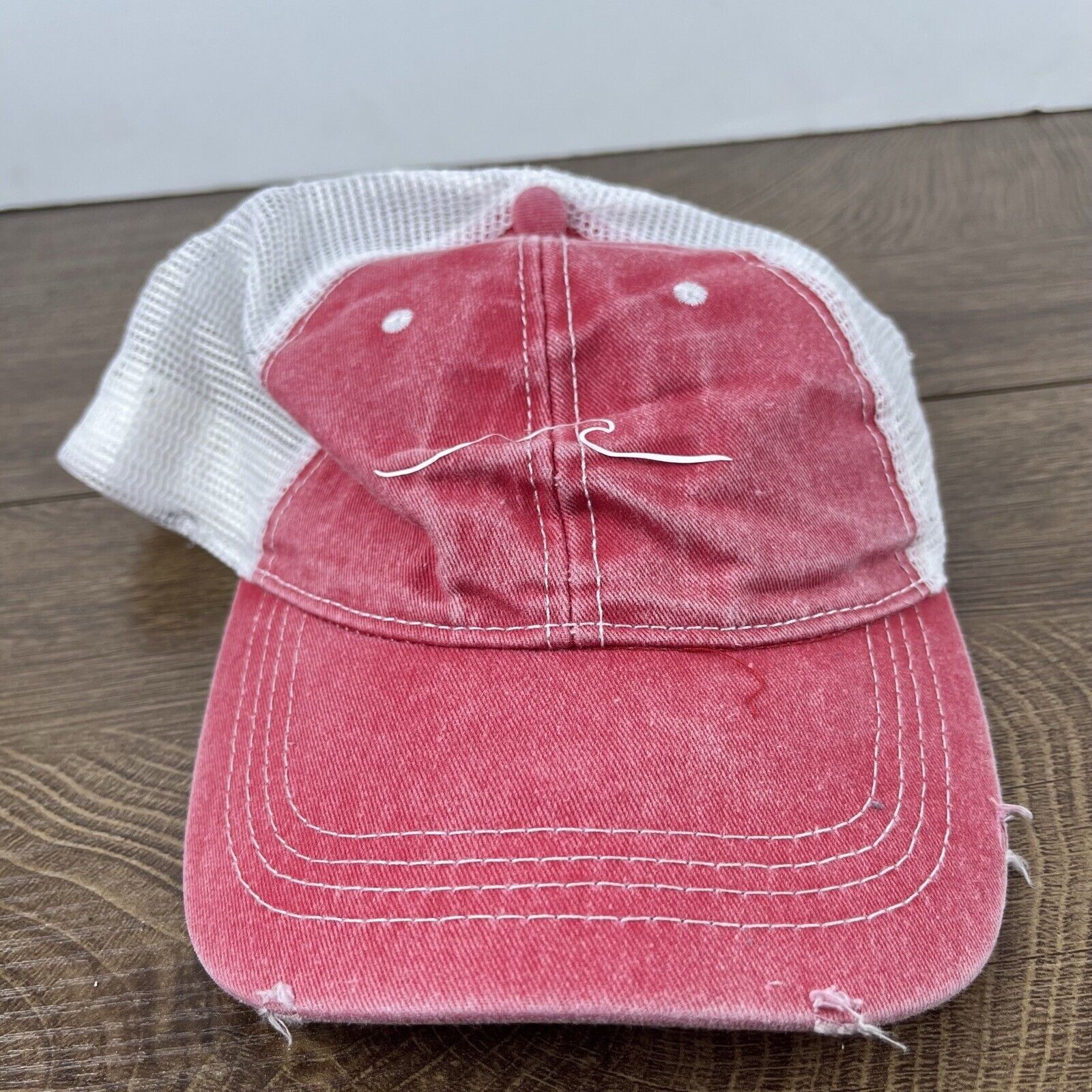 Other Waves Hat Red Adjustable Hat Red Adult Size Hat Size ONE SIZE - 3 Thumbnail