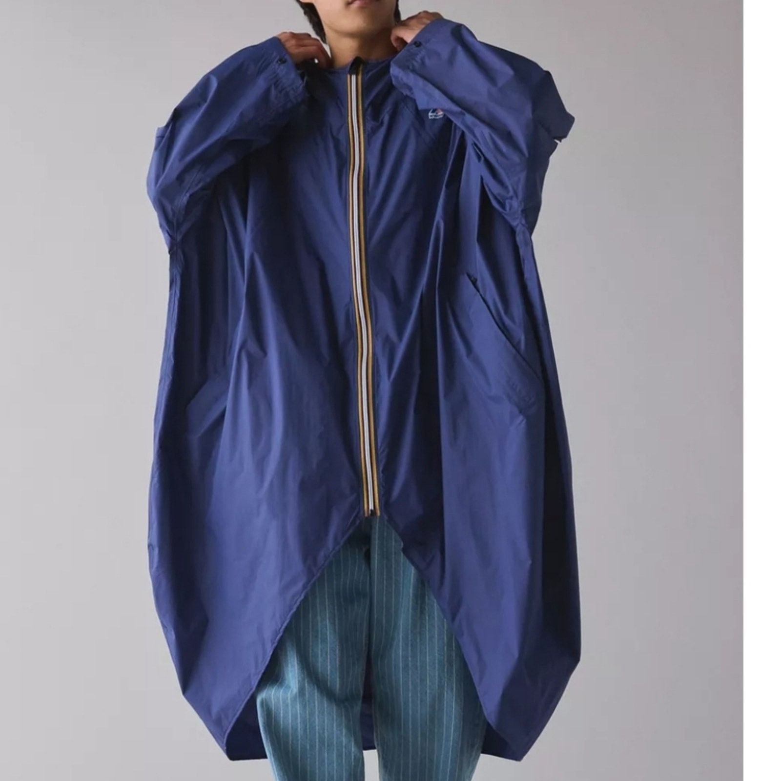 K-Way K-Way Le Vrai 4.0 Rennes Rain Jacket,Small ,Blue Indigo Size US S / EU 44-46 / 1 - 1 Thumbnail