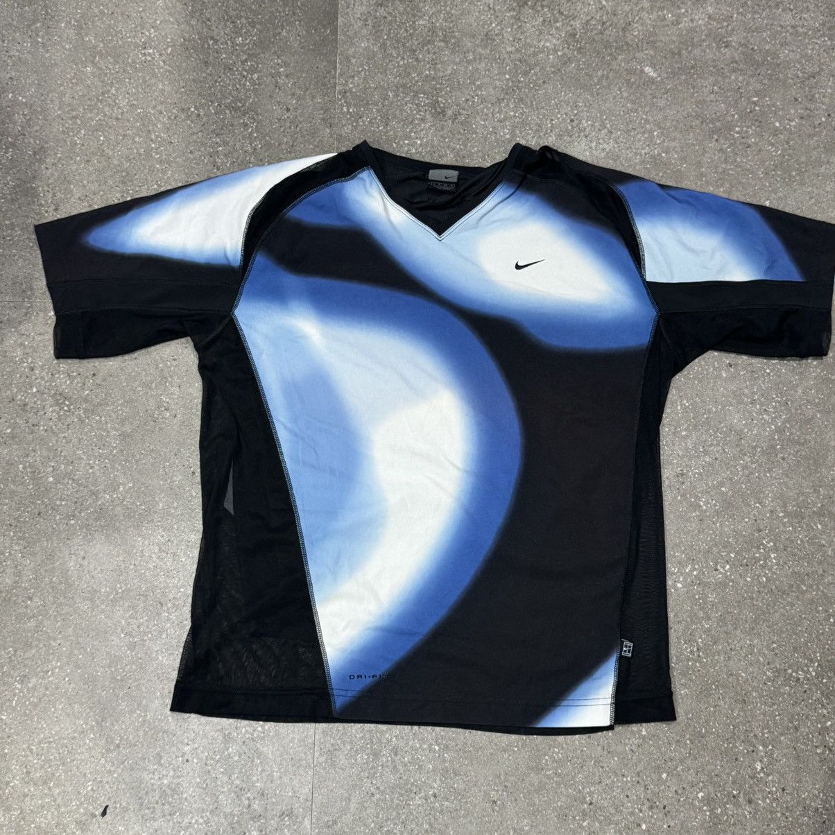 Nike Vintage Nike Roger Federere Dri Fit Championship Shirt Size US M / EU 48-50 / 2 - 12 Thumbnail