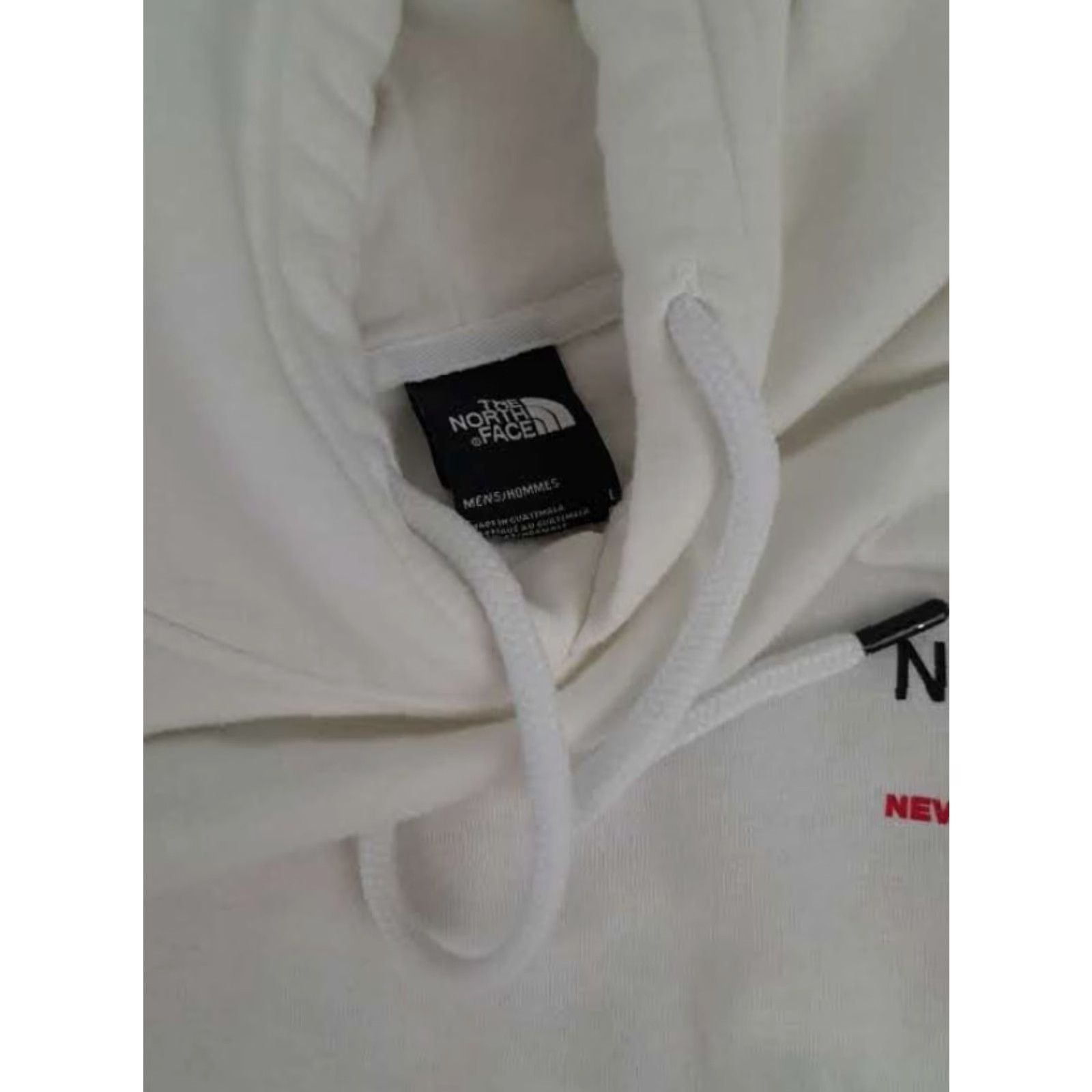 The North Face VINTAGE North Face Sweatshirt Hooded Logo White Large Unisex Adults Regular Cotton Canvas Pullover Outdoor Size US L / EU 52-54 / 3 - 7 Thumbnail