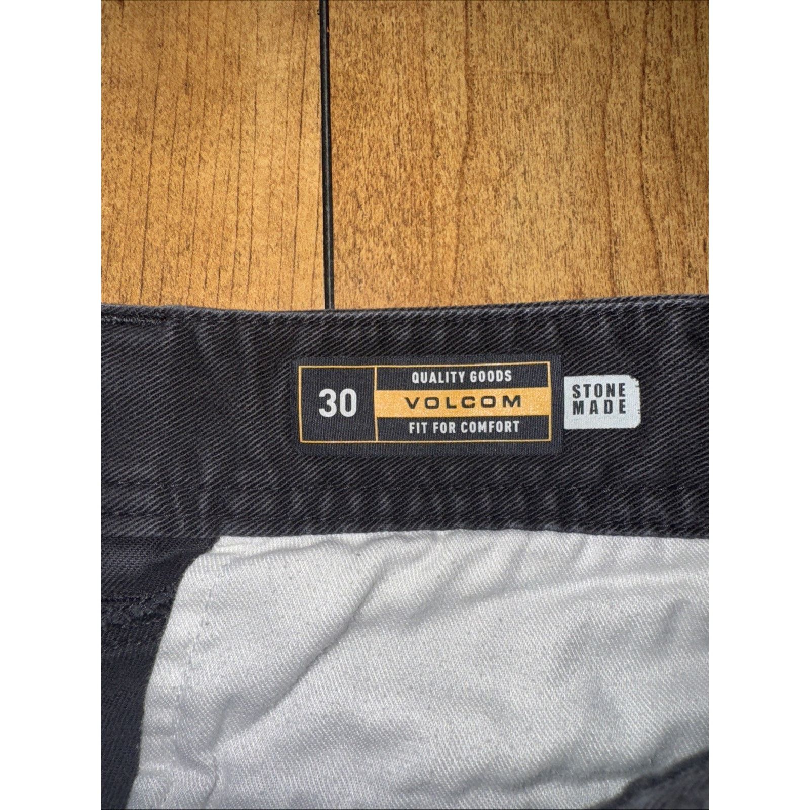 Volcom Volcom Black Denim Jeans Men’s 30x30 Slim Straight Chino Size US 30 / EU 46 - 5 Thumbnail