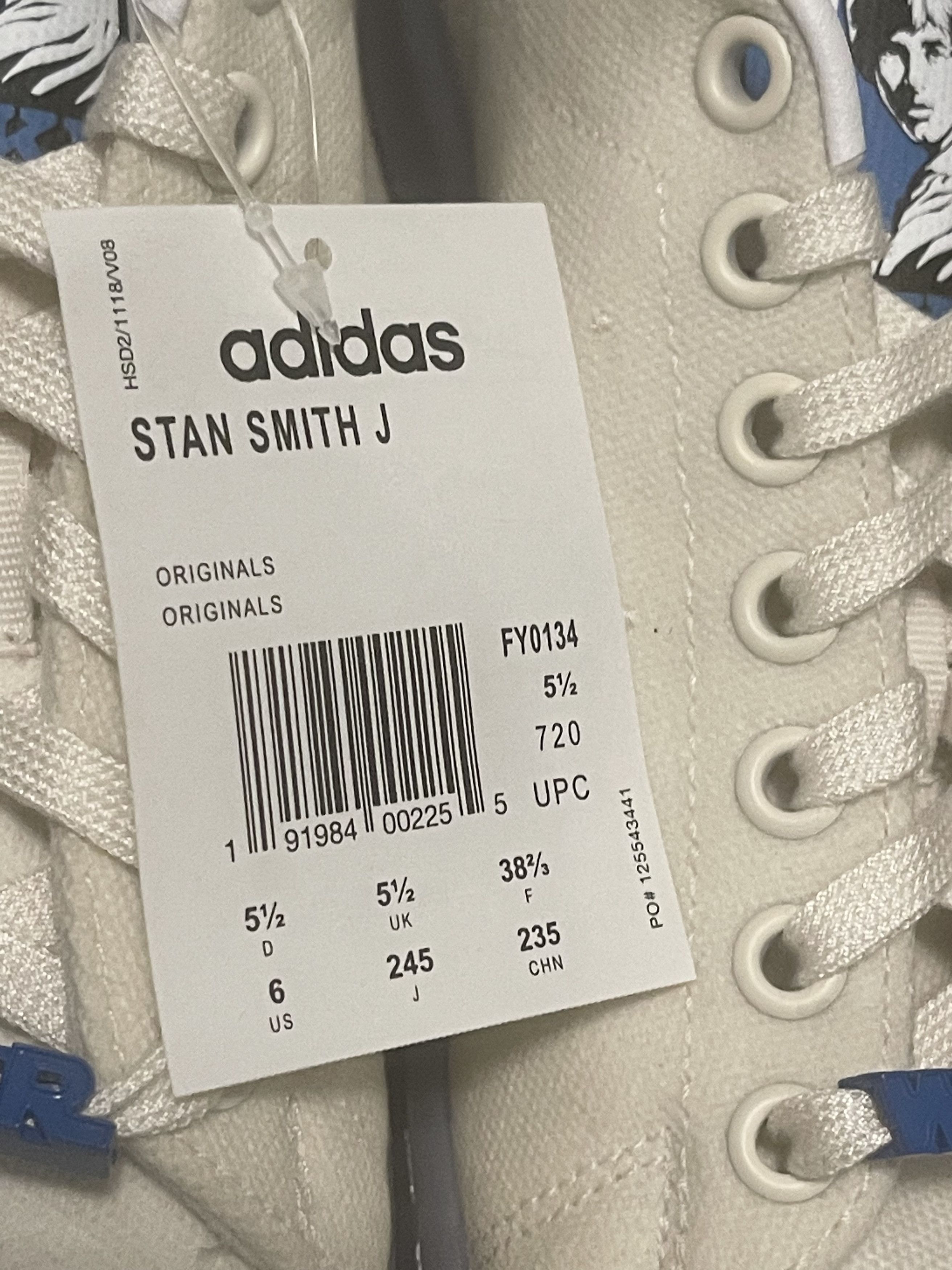 Adidas Adidas Stan Smith J “ Star Wars “ Size US 6 / EU 39 - 4 Thumbnail