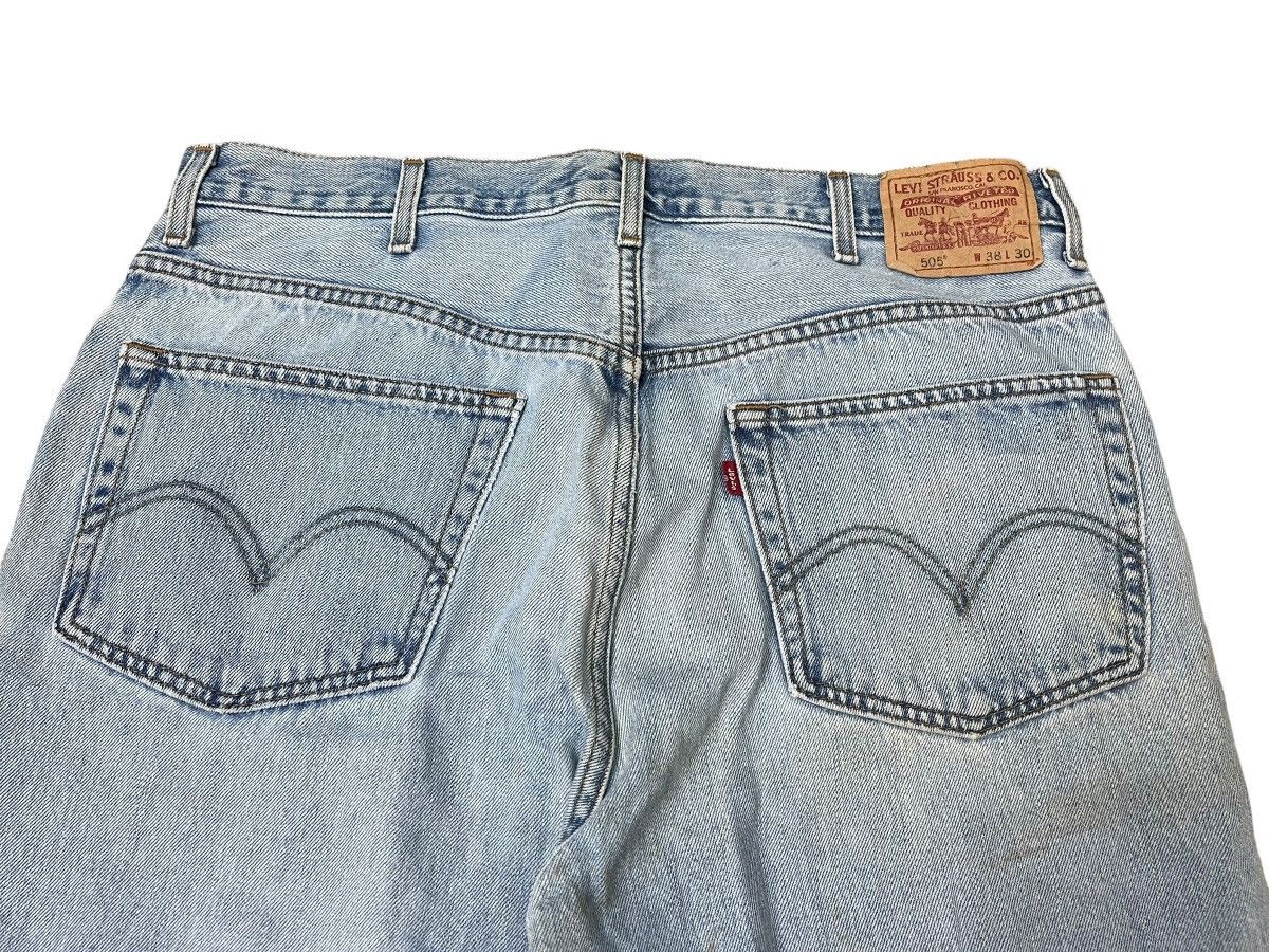 Levi's Vintage Levi’s 505 Regular Fit Jeans Streetwear Size US 38 / EU 54 - 3 Thumbnail