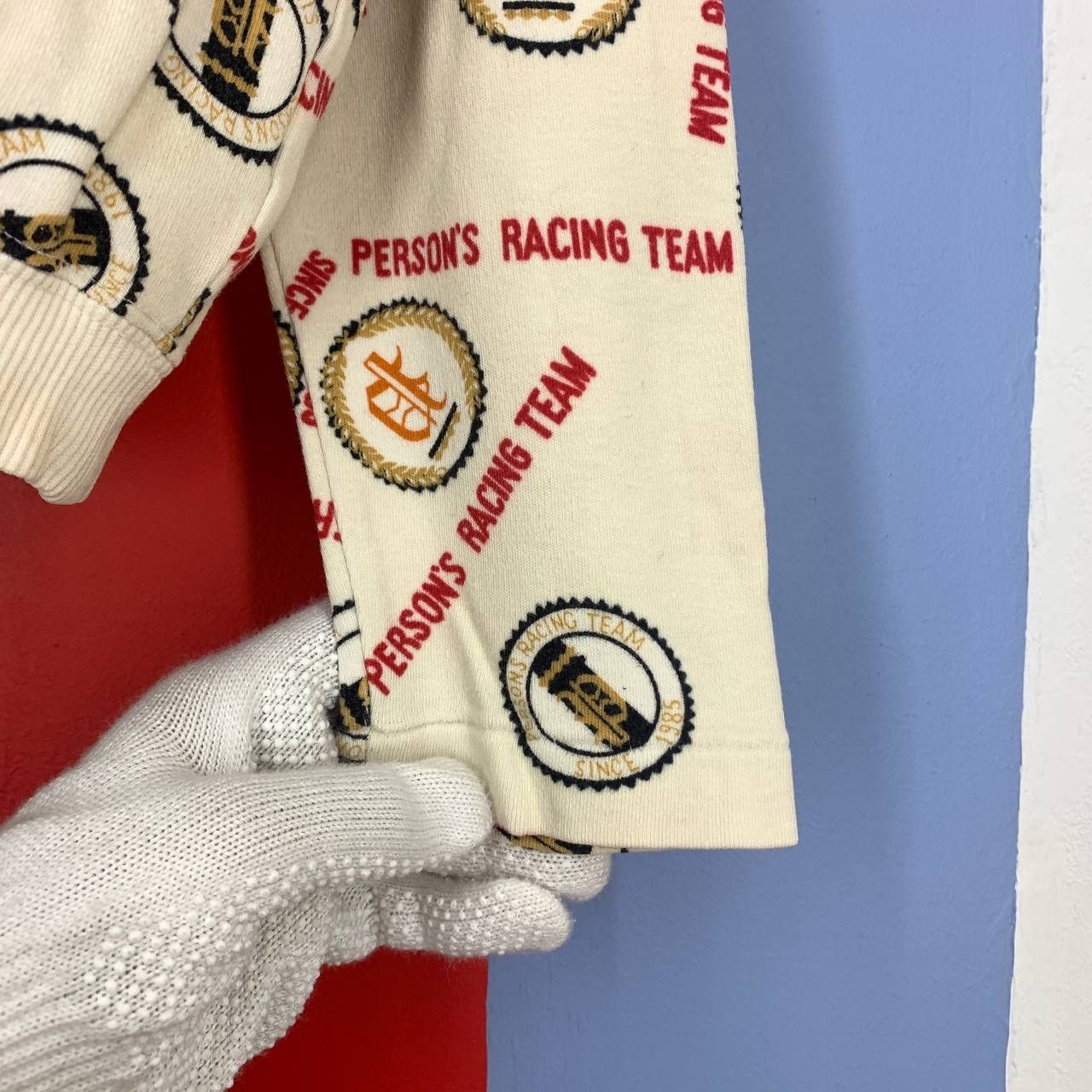 PERSON'S × Vintage Vintage PERSON'S RACING TEAM Sweatshirt #2463/AM Size US M / EU 48-50 / 2 - 8 Thumbnail