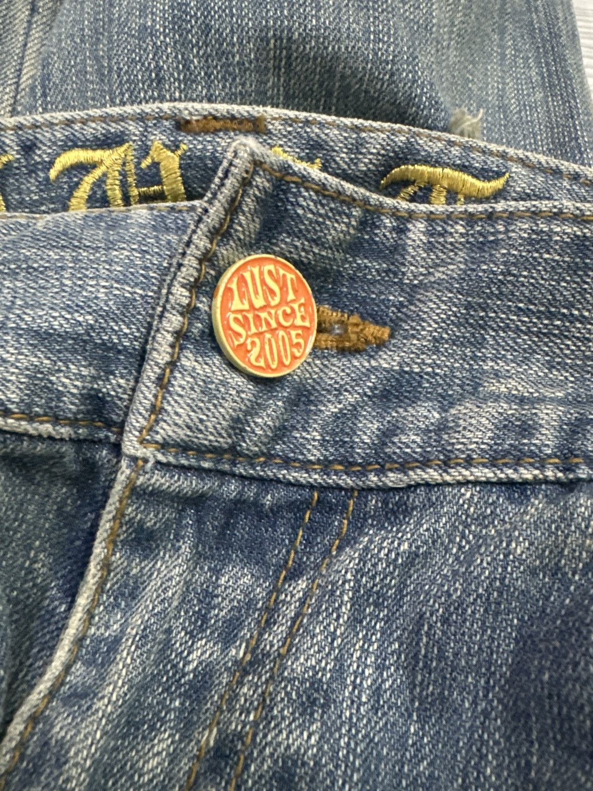 Hysteric Glamour Flare Distressed Patches Junya Watanabe Style Denim Jeans Size US 29 - 13 Thumbnail
