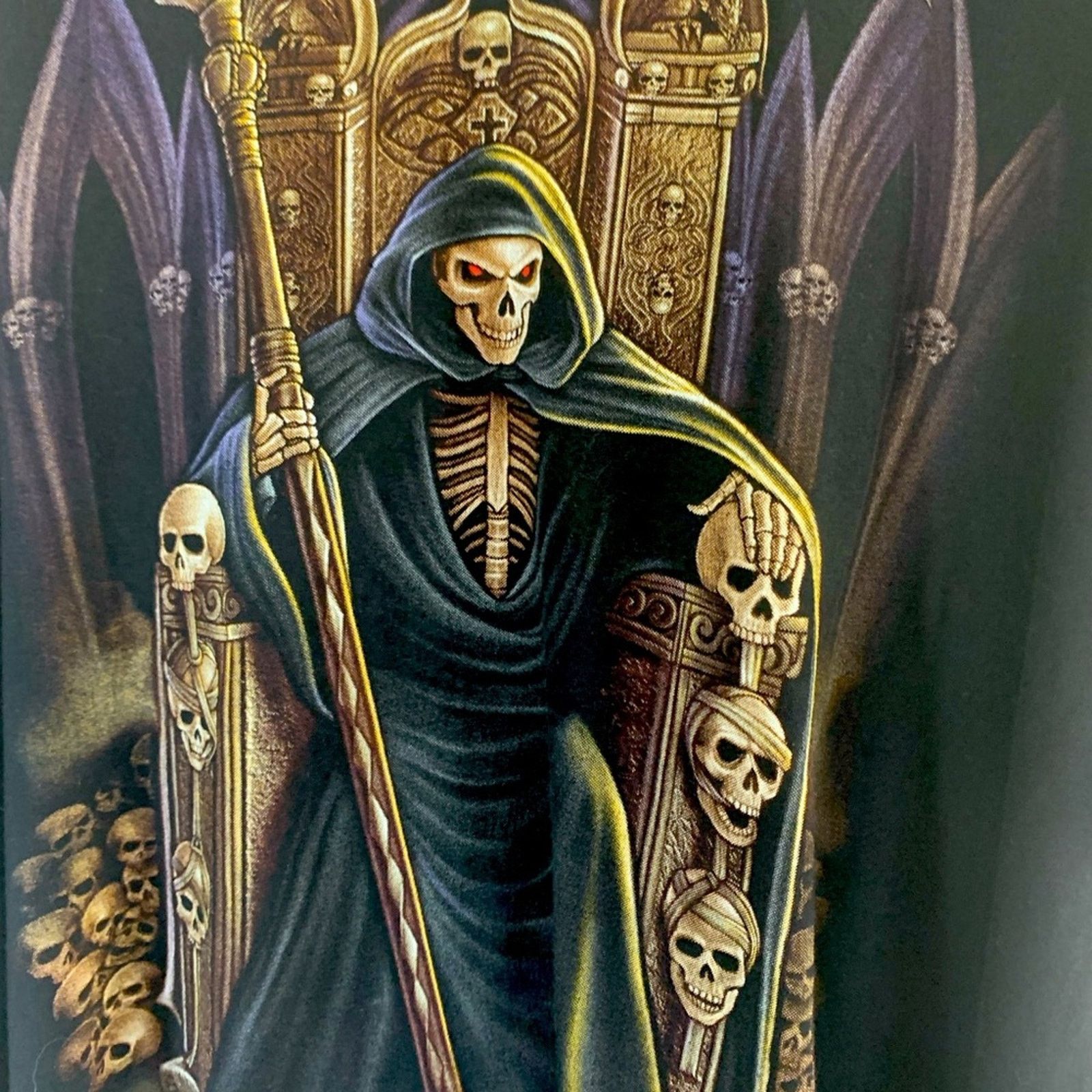 Other VINTAGE KING REAPER HERO AMAZING FRONT AND BACK PRINT TEE Size US XXL / EU 58 / 5 - 2 Thumbnail
