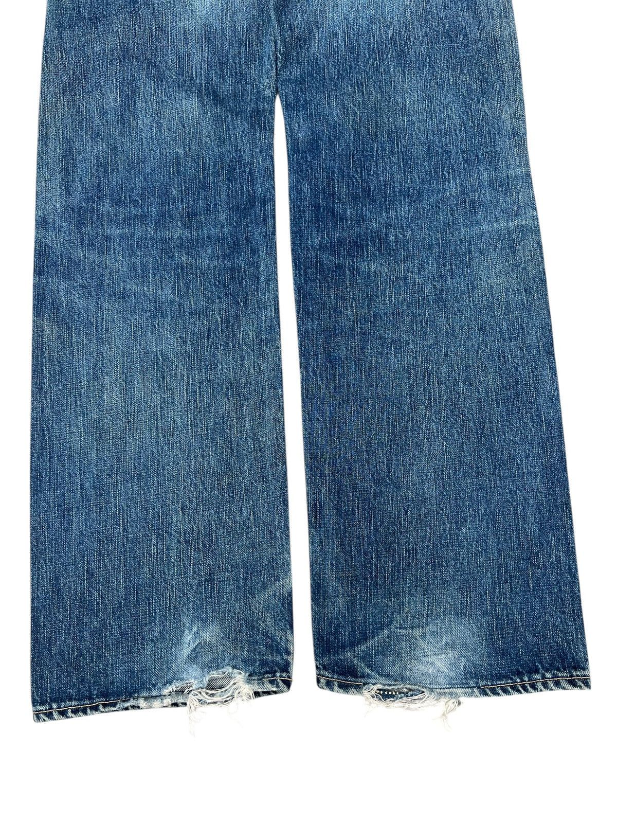 Shellac Vintage Acoustic Japan Hidden Rivet Mud Denim Selvedge Jeans Size US 30 / EU 46 - 17 Thumbnail