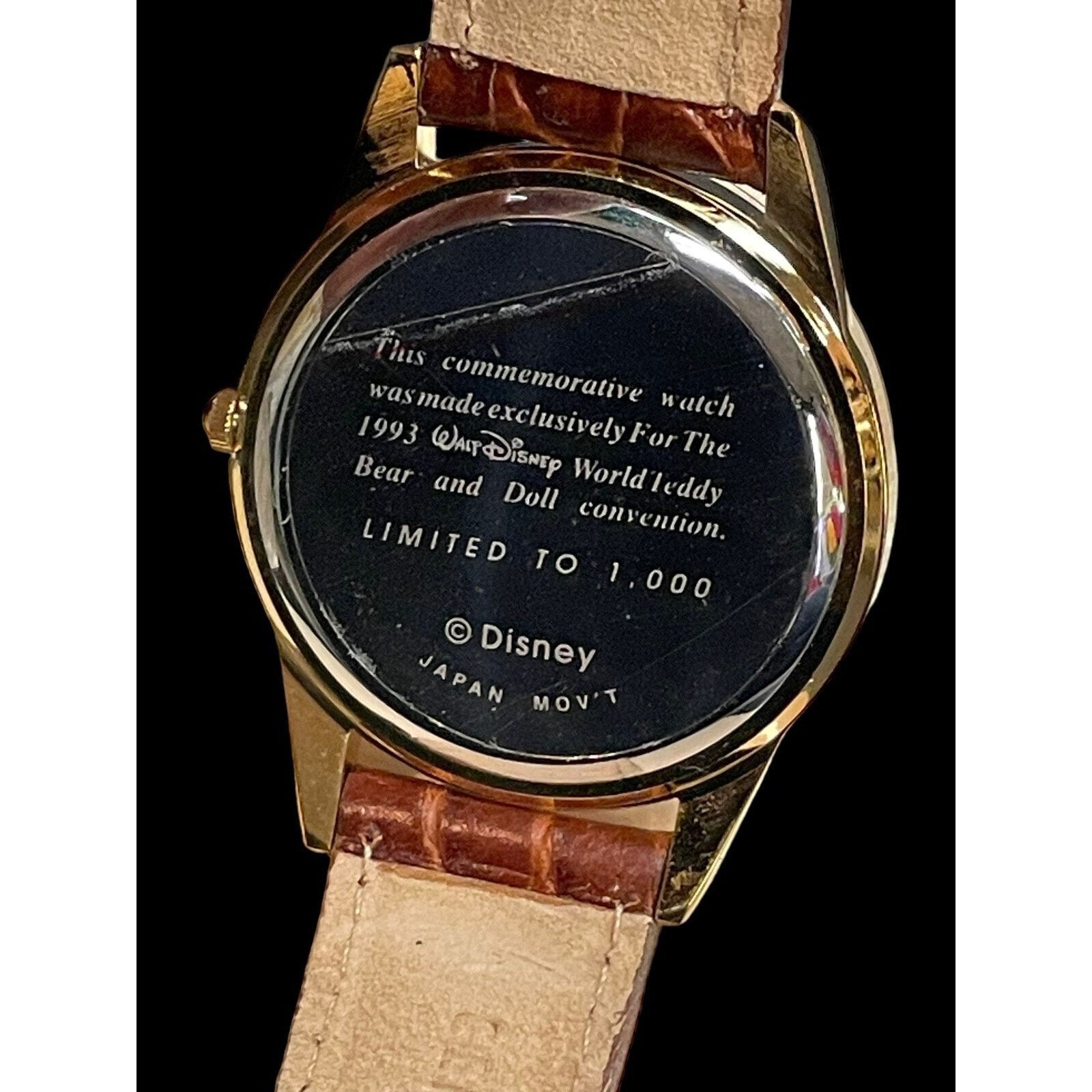 Disney Rare 1993 Walt Disney Mickey Mouse Teddy Bear and Doll Watch Size ONE SIZE - 2 Thumbnail