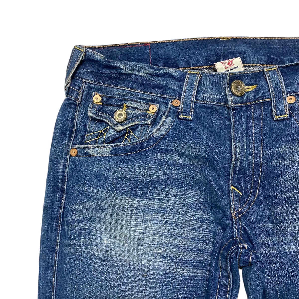 True Religion Vintage True Religion Joey Denim Flare Jeans Size US 34 / EU 50 - 4 Thumbnail