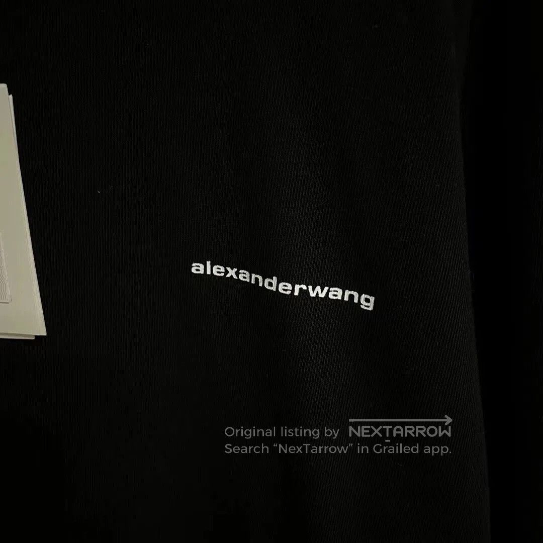 Alexander Wang alexander wang long sleeve logo top. Size US XXS / EU 40 - 2 Thumbnail