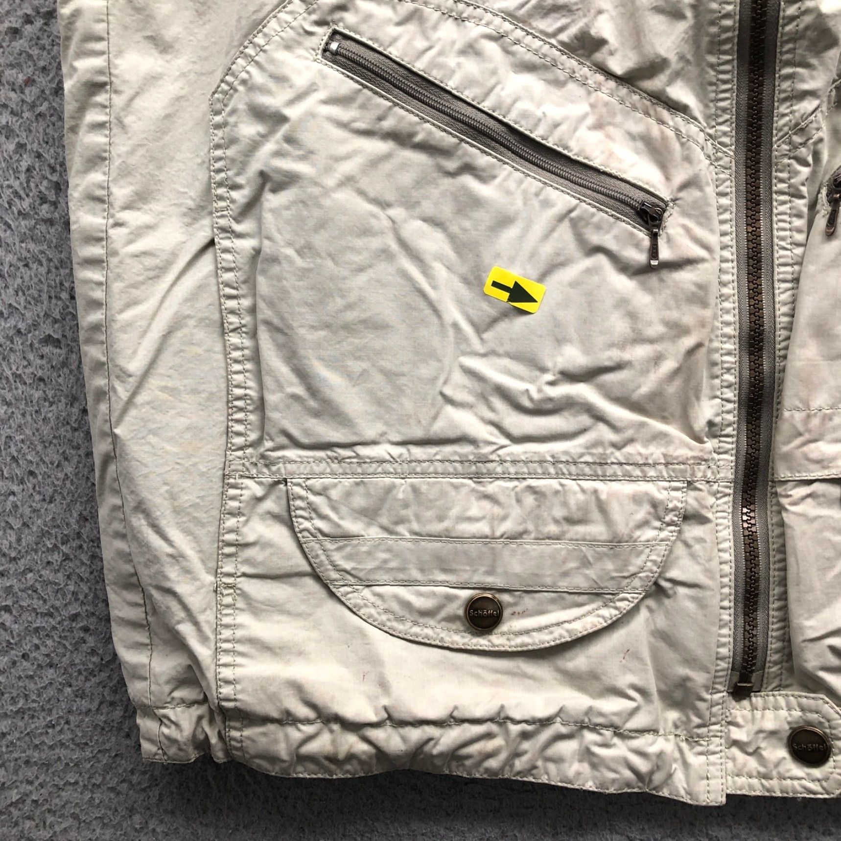 Vintage VINTAGE Schöffel Gibson 7110 Gilet Utility Vest Jacket Mens XL Beige Size US XL / EU 56 / 4 - 6 Thumbnail