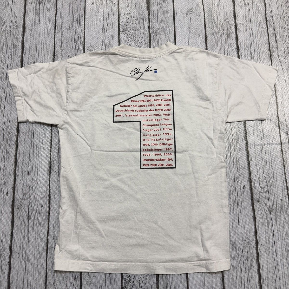 Vintage Vintage Oliver Kahn tee Size US S / EU 44-46 / 1 - 2 Thumbnail