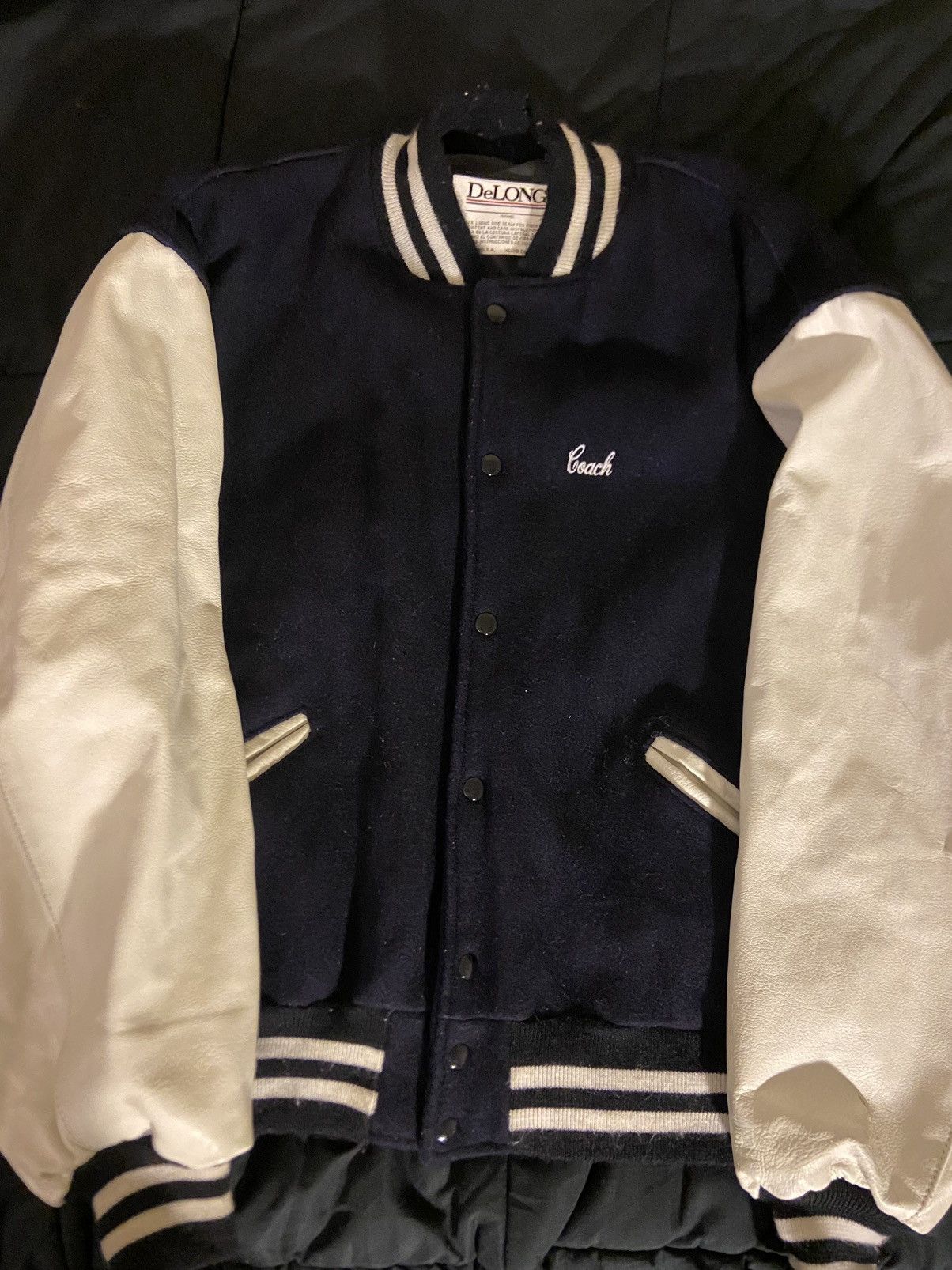 Vintage Vintage 90s letterman jacket Coach size XL Size US XL / EU 56 / 4 - 1 Thumbnail