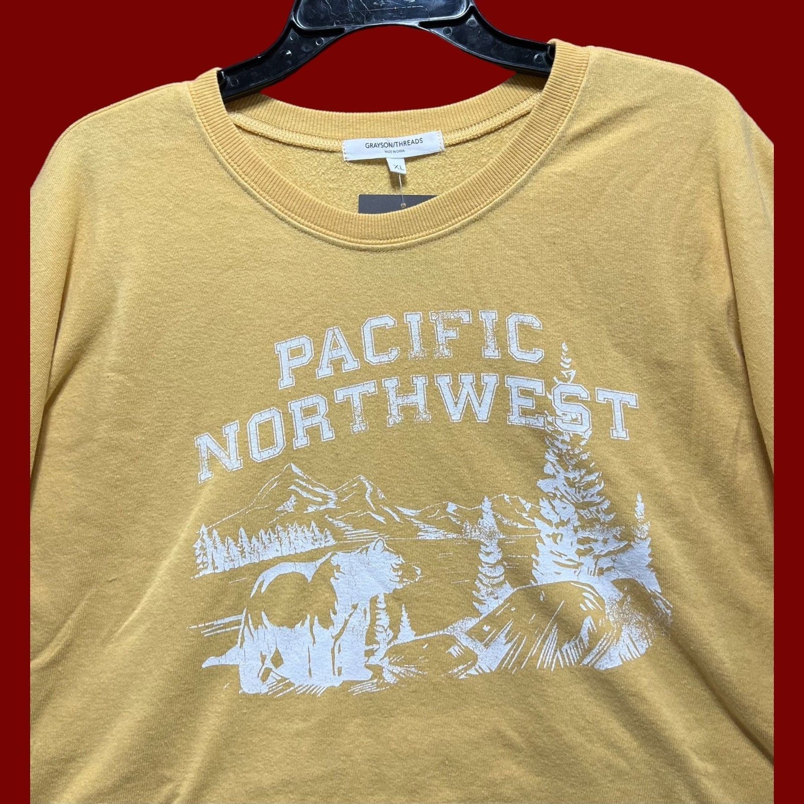 Other Women’s Crop Top Sweatshirt - Yellow - Extra Larga Size XL / US 12-14 / IT 48-50 - 7 Thumbnail