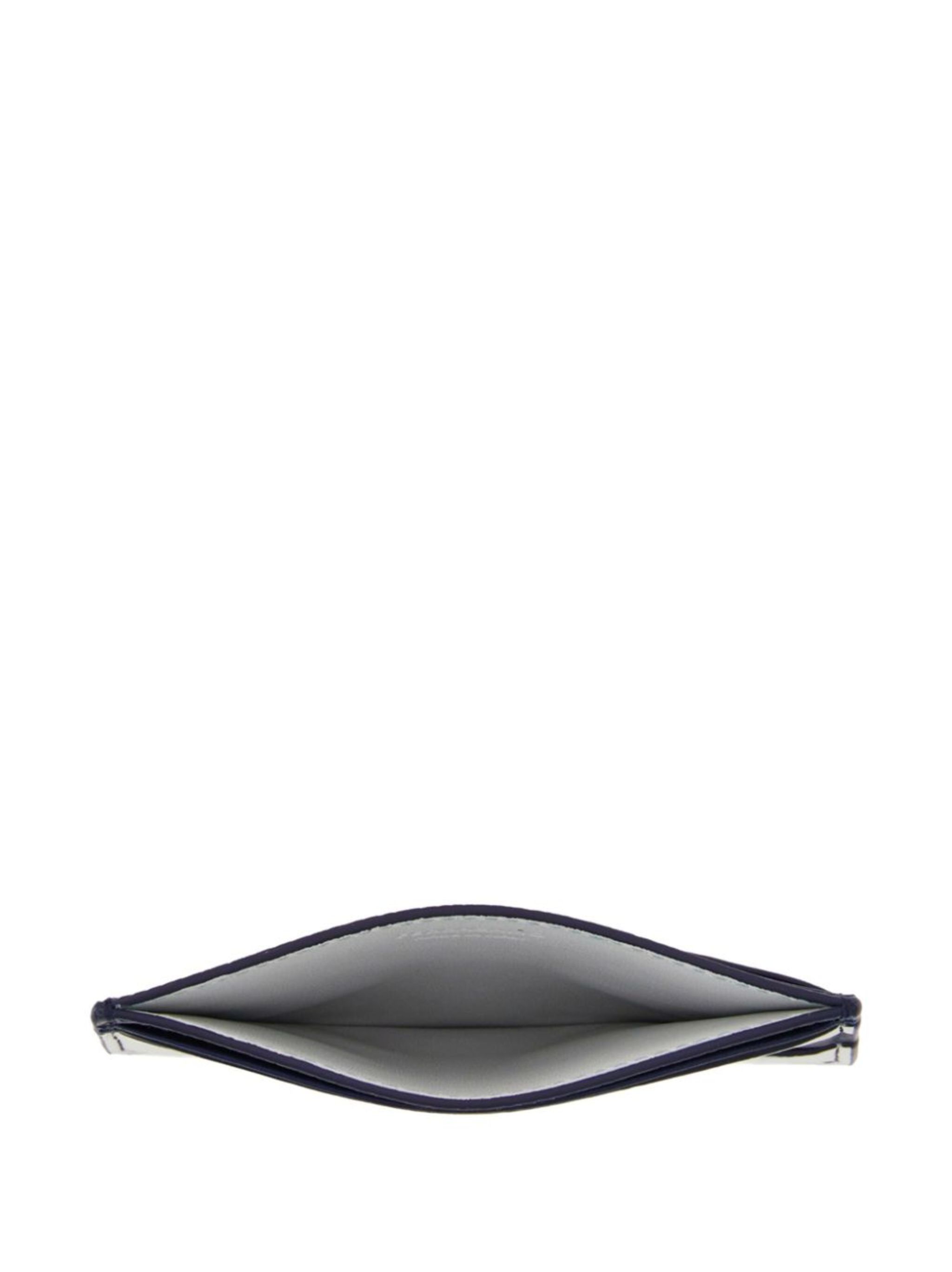 Salvatore Ferragamo o1s1rm0924 Size: OS / Cut Out leather Wallet in Blue/White Size ONE SIZE - 4 Thumbnail