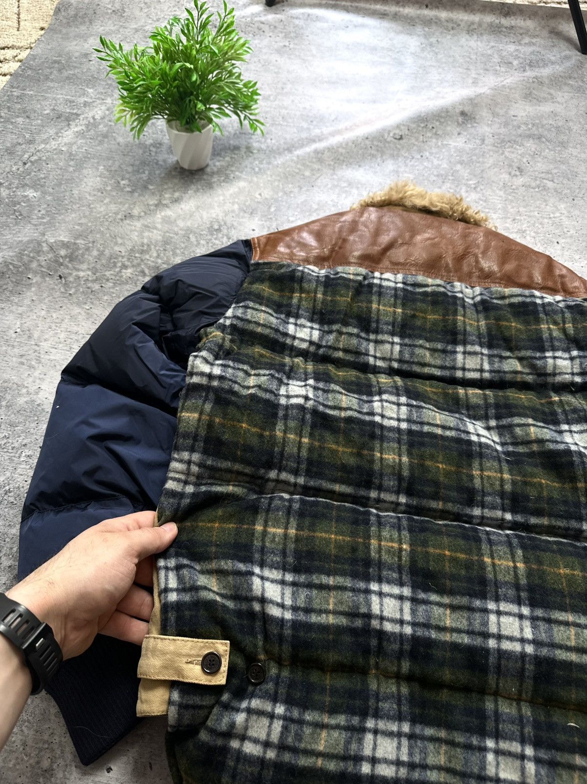 Dsquared2 Dsquared 2 Main Archive Check Colore Wool Down Puffer Jacket Size US M / EU 48-50 / 2 - 11 Thumbnail