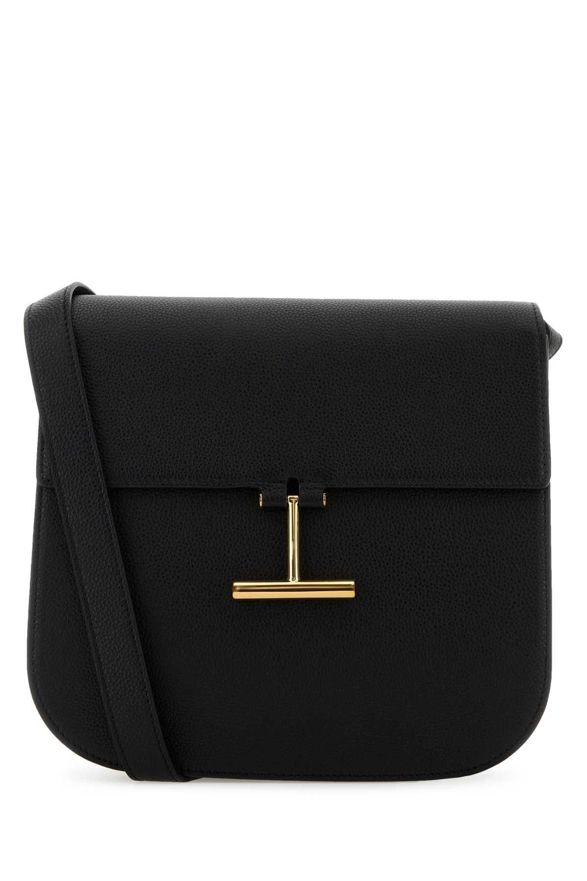 Tom Ford Black Leather Crossbody Bag Size ONE SIZE - 1 Thumbnail