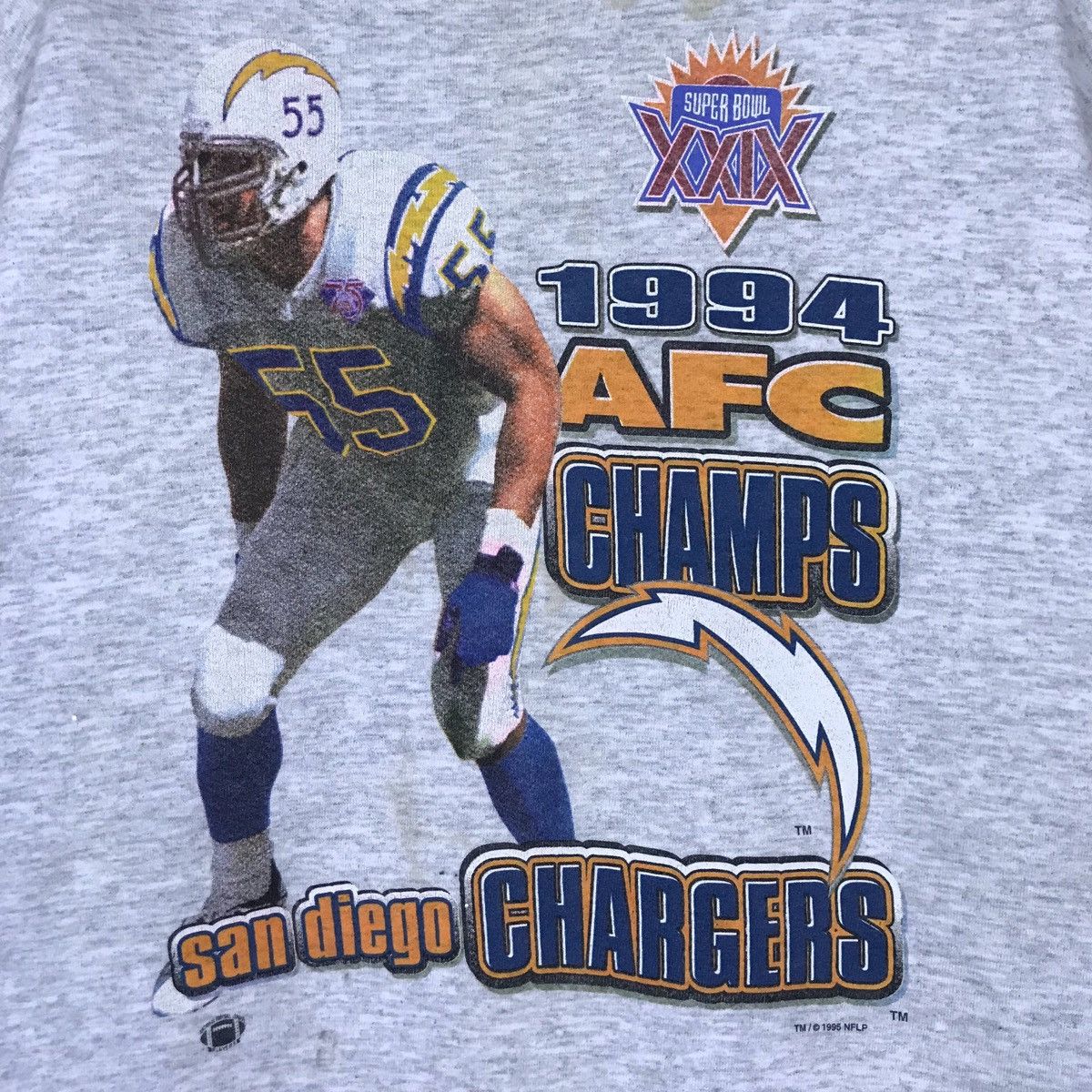 Salem Sportswear Vintage Salem Sportswear NFL Pullover Jumper Sweatshirt Size US XL / EU 56 / 4 - 3 Thumbnail