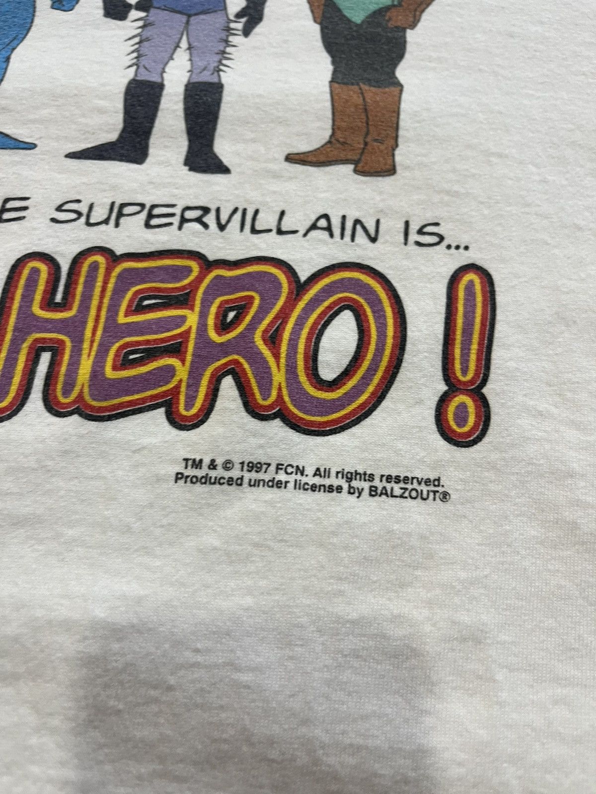 Arts & Science Vtg The Tick The Super Hero & Villain !1994’s Cartoon Tshirt Size US XL / EU 56 / 4 - 7 Thumbnail