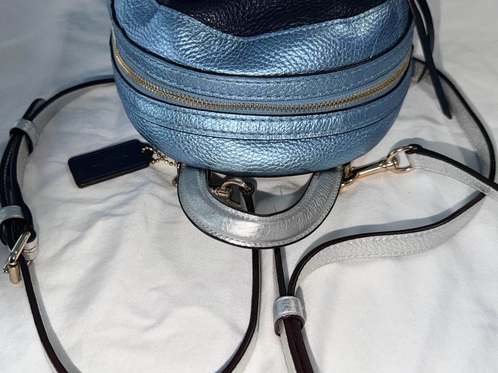 Coach Coach Andi Backpack In Colorblock Metallic Midnight Blue Size ONE SIZE - 2 Thumbnail