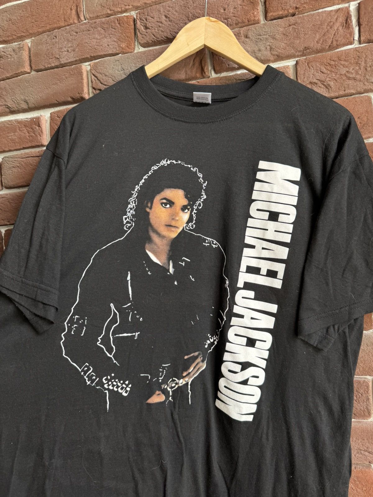 Band Tees Rare Vintage 90s Michael Jackson King Of Pop Music Band Tee Size US L / EU 52-54 / 3 - 2 Thumbnail