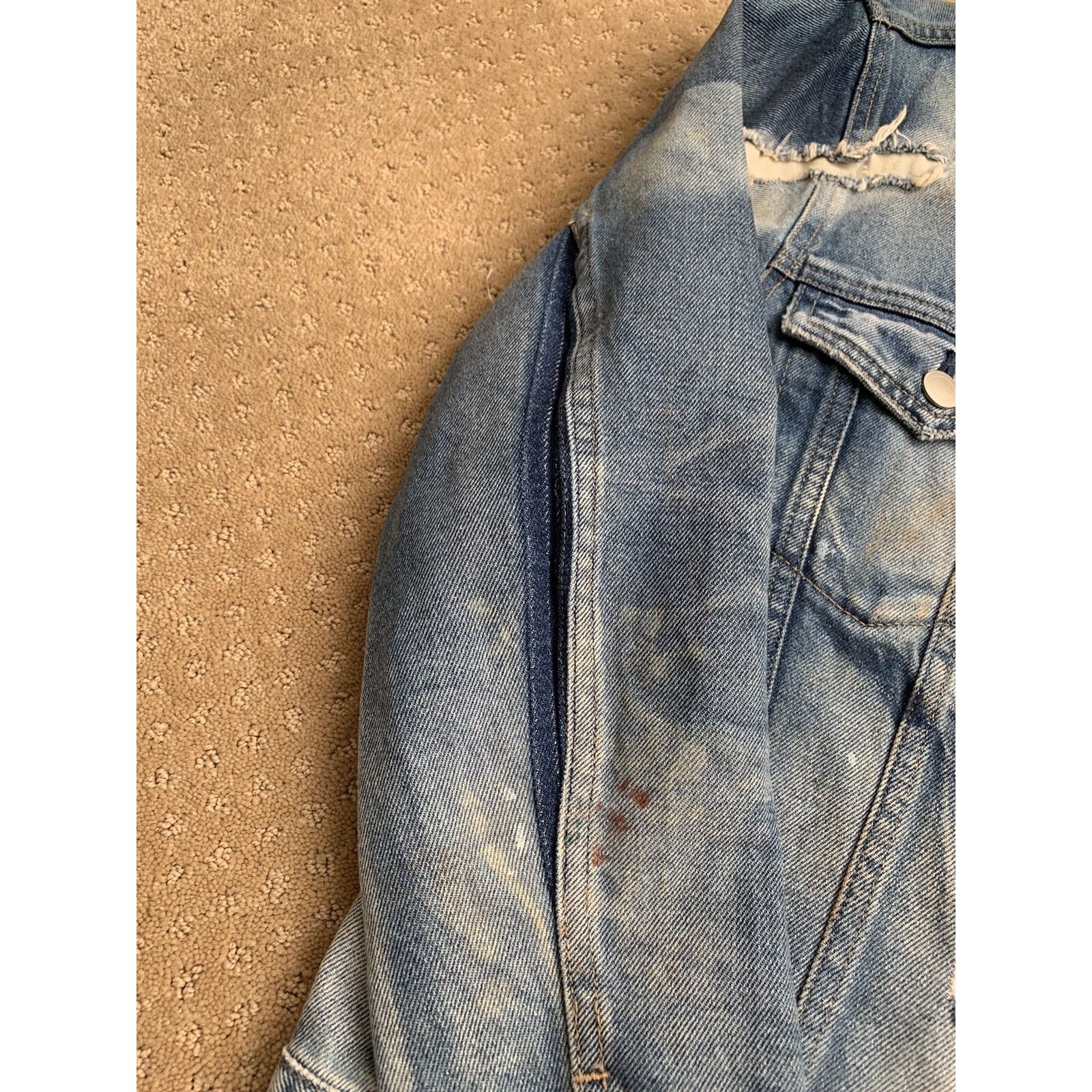 John Elliott John Elliott Thumper Jacket Type III Presidio Denim 1 Small Size US S / EU 44-46 / 1 - 7 Thumbnail