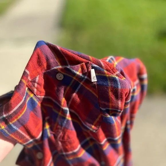 Timberland Timberland Red Plaid Long Sleeve Button Up Men's L Size US L / EU 52-54 / 3 - 4 Thumbnail