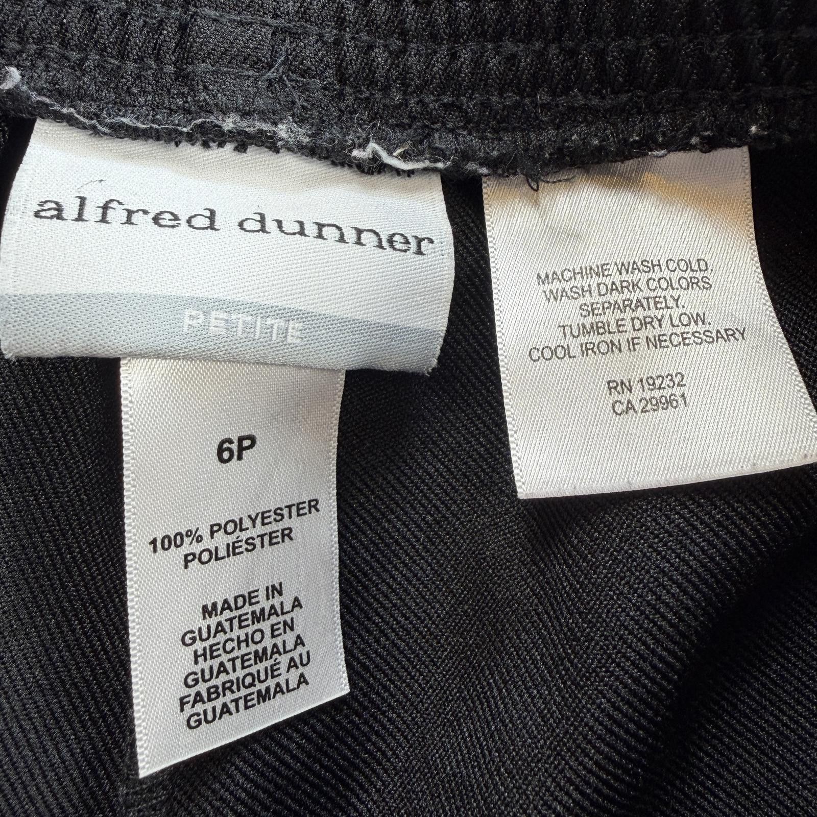 Other Alfred Dunner Women Elastic Waist Dress Pants Petite 6P Size 28" / US 6 / IT 42 - 5 Thumbnail