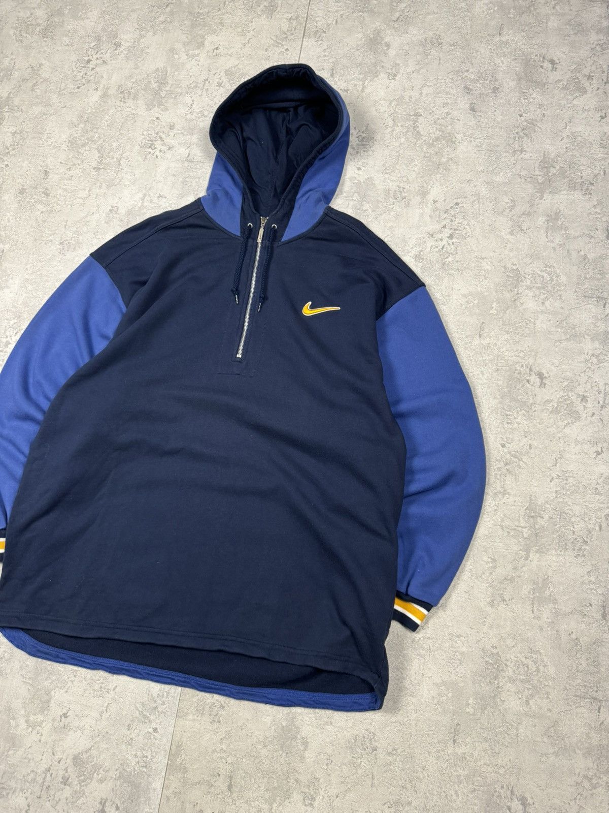Nike Vintage Nike 1/4 Zip Hoodie Big Logo Size XXL Size US XXL / EU 58 / 5 - 7 Thumbnail