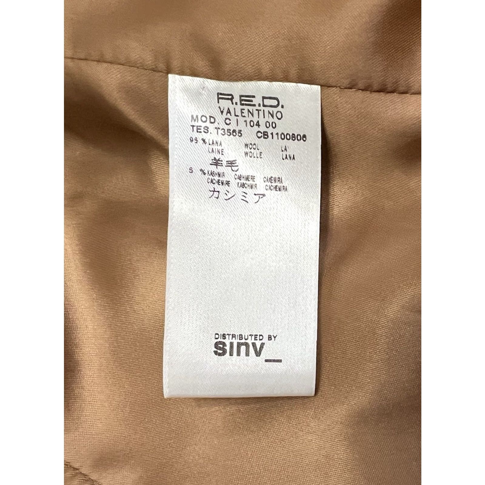 Valentino Valentino Blazer Jacket Women’s US Size 42 (Small) Tan Beige Wool Blend Lined Wool Blend Suits Jacket Size M / US 6-8 / IT 42-44 - 8 Thumbnail