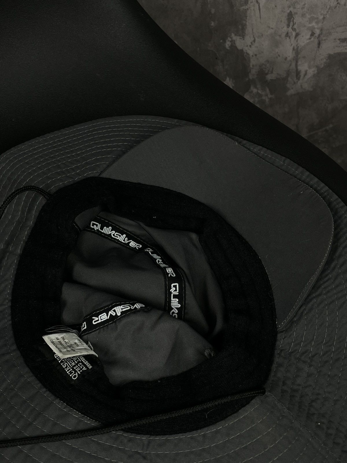 Japanese Brand × Quiksilver × Vintage Vintage Y2K Quiksilver Nylon Bucket hat streetwar big logo Size ONE SIZE - 7 Thumbnail