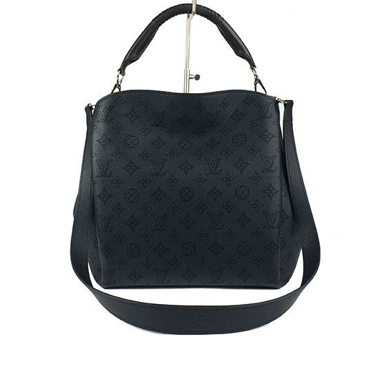 Louis Vuitton Mahina Babylon PM Shoulder Bag Noir Black