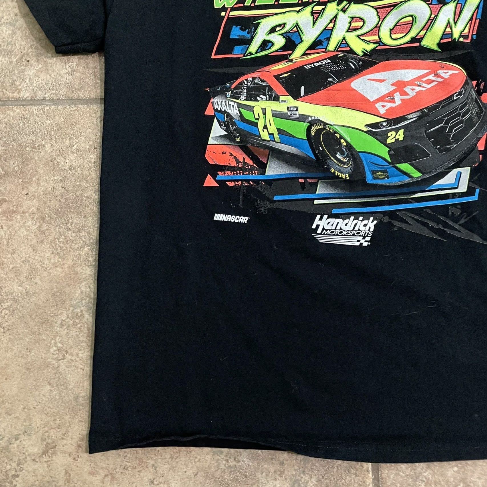 Vintage Hendrick Motorsports William Byron 100% cotton black graphic Tee Mens XL Shirt Size US XL / EU 56 / 4 - 3 Thumbnail