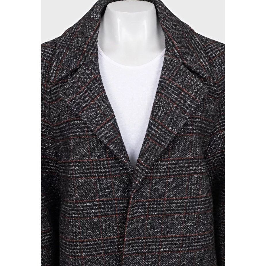Celine Celine Prince of Wales Check Coat FR40 / L Size L / US 10 / IT 46 - 4 Thumbnail