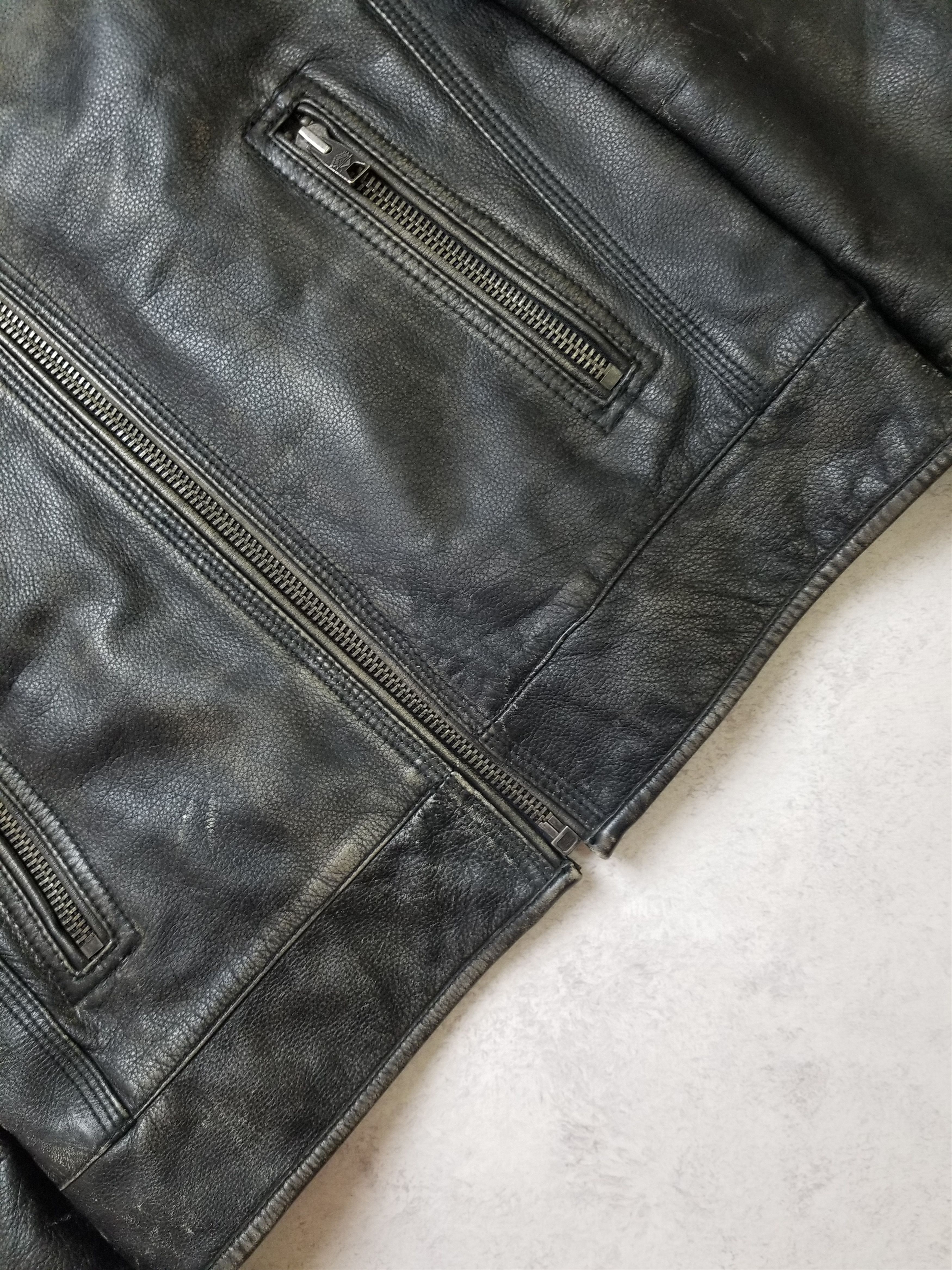 Superdry Leather Motorcycle Jacket RARE Limited UK Indian Chief Size US L / EU 52-54 / 3 - 19 Thumbnail