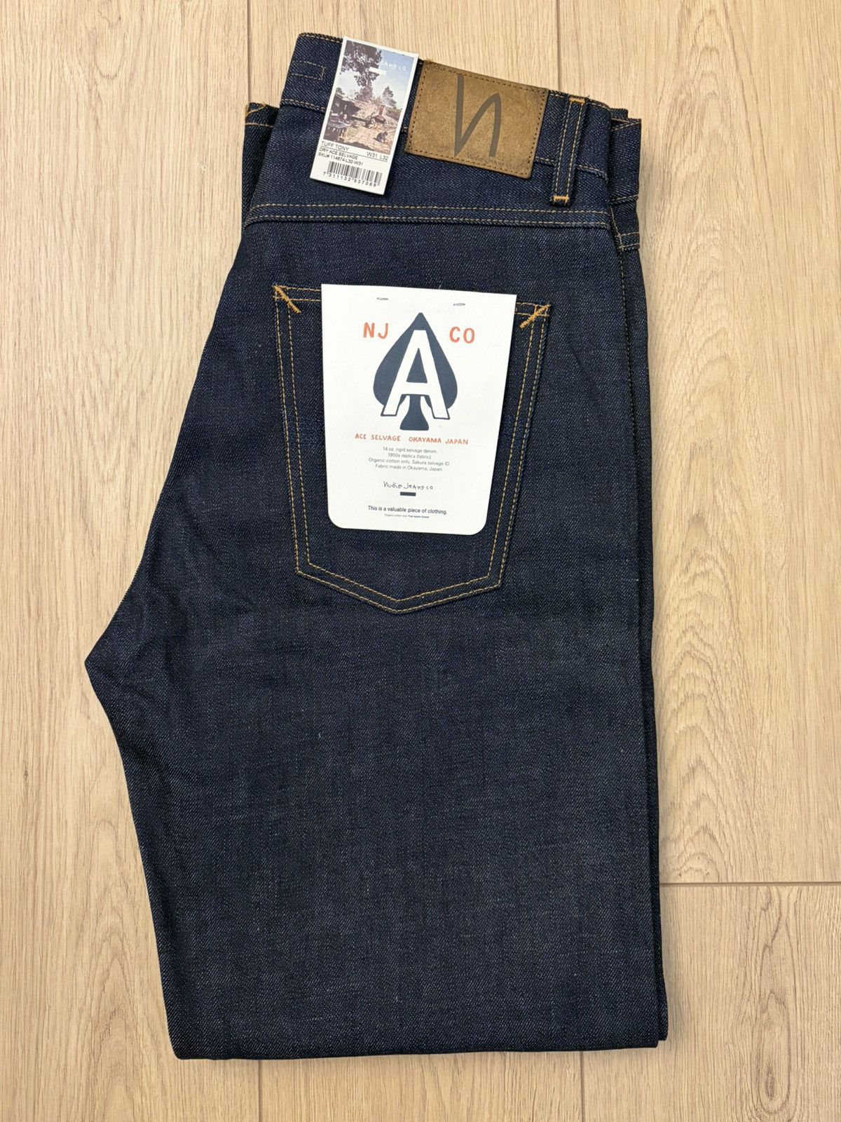 Nudie Jeans Nudie Jeans - Tuff Tony Dry Ace Selvage 31/32 Size US 31 - 5 Thumbnail