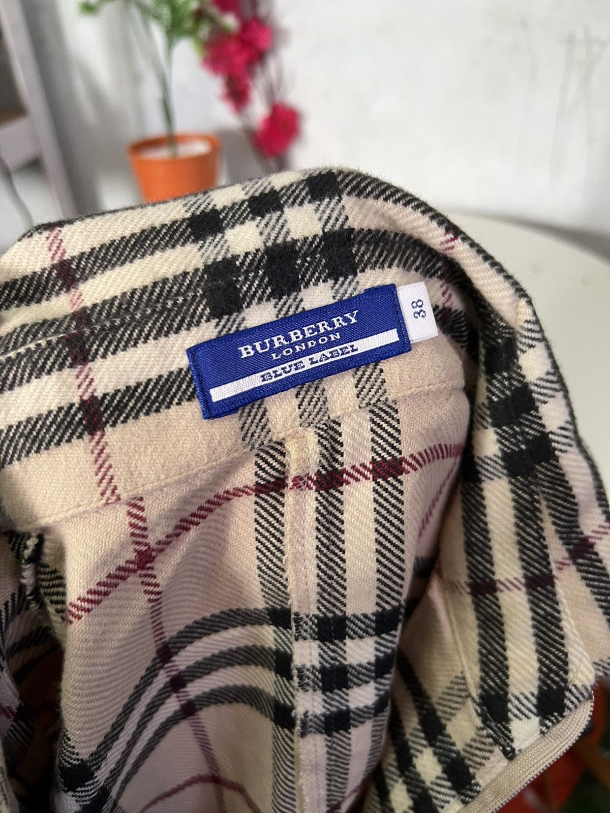 Burberry × Vintage Vintage Burberry Nova Chek size 38 Size XS / US 0-2 / IT 36-38 - 4 Thumbnail