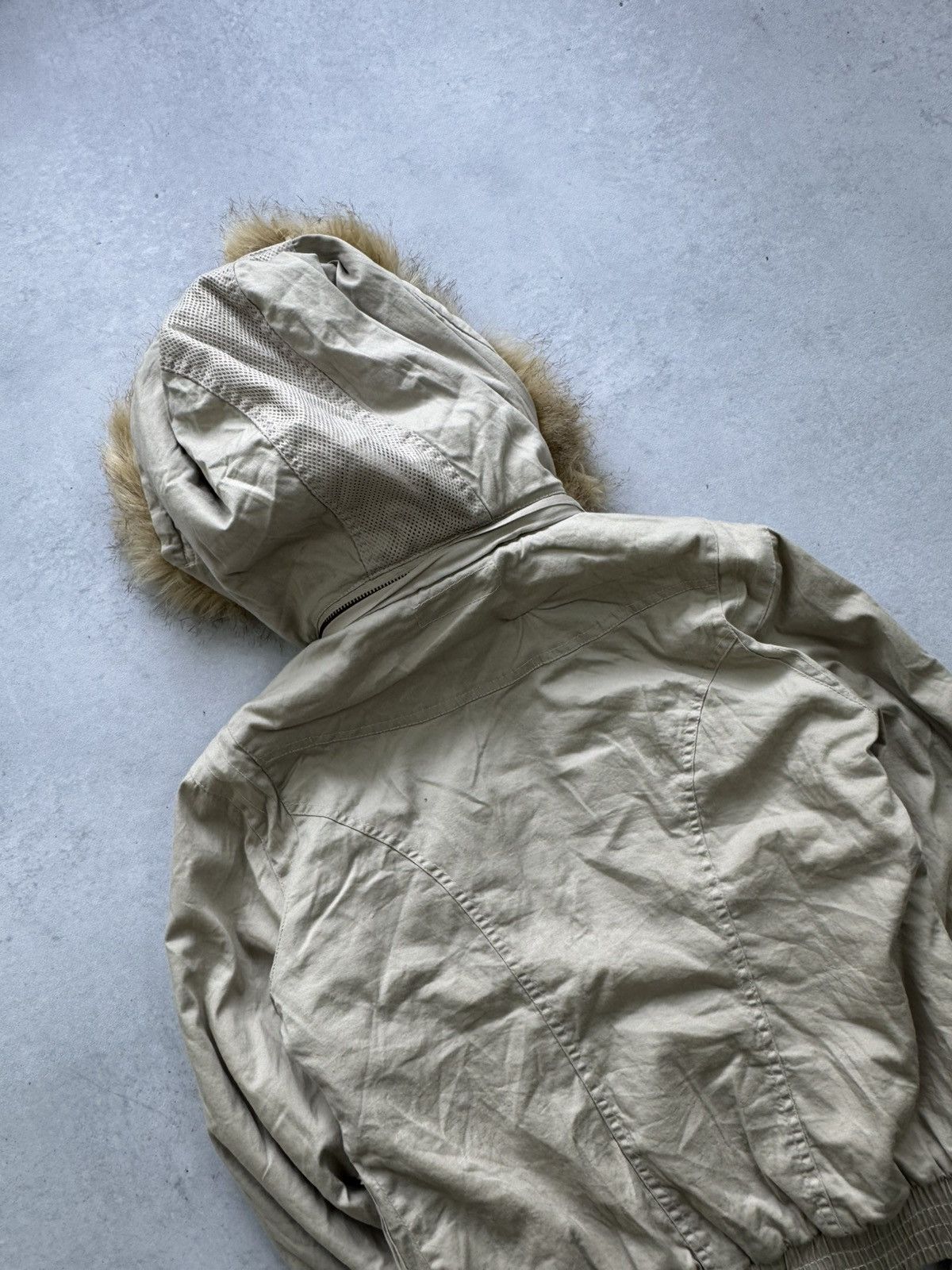 If Six Was Nine Vintage Fur Fuzzy Avant-Garde Women Y2K Bomber Jacket Size S / US 4 / IT 40 - 10 Thumbnail