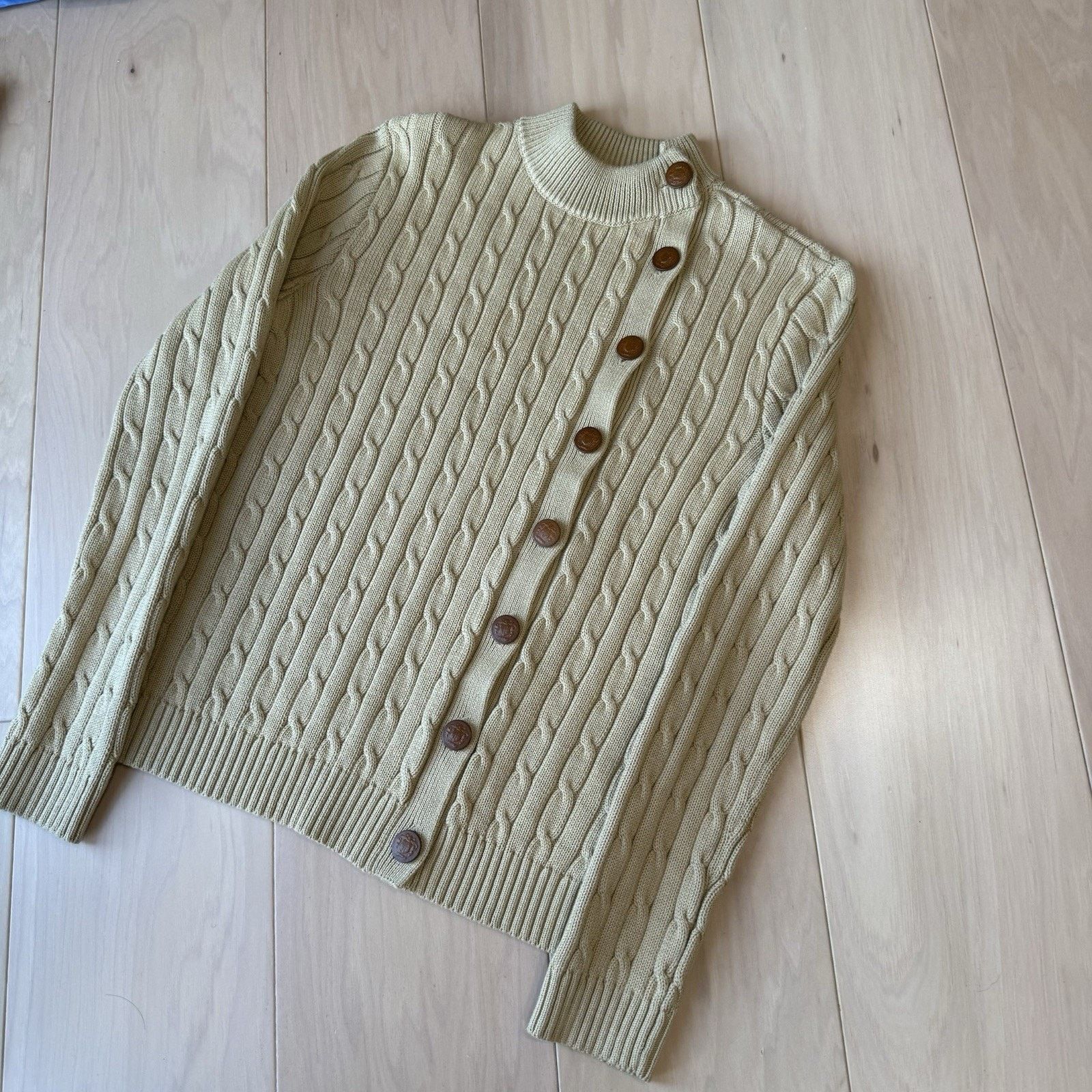 Lauren Ralph Lauren Lauren Ralph Lauren Cable Knit Sweater Women's Small Khaki Size S / US 4 / IT 40 - 9 Thumbnail
