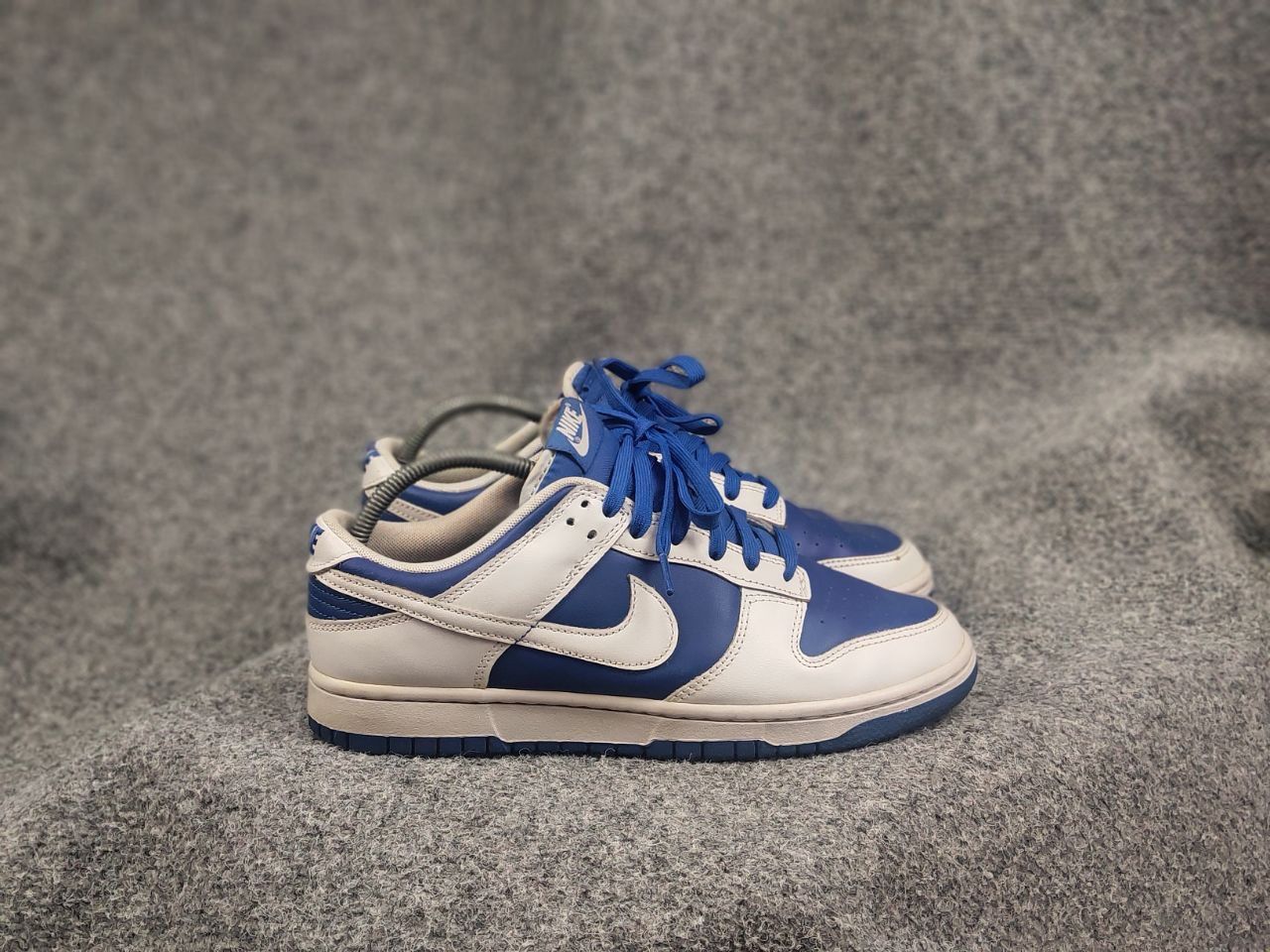 Nike Nike Dunk Low Retro Racer Blue Leather Sneakers Vintage Size US 9 / EU 42 - 5 Thumbnail