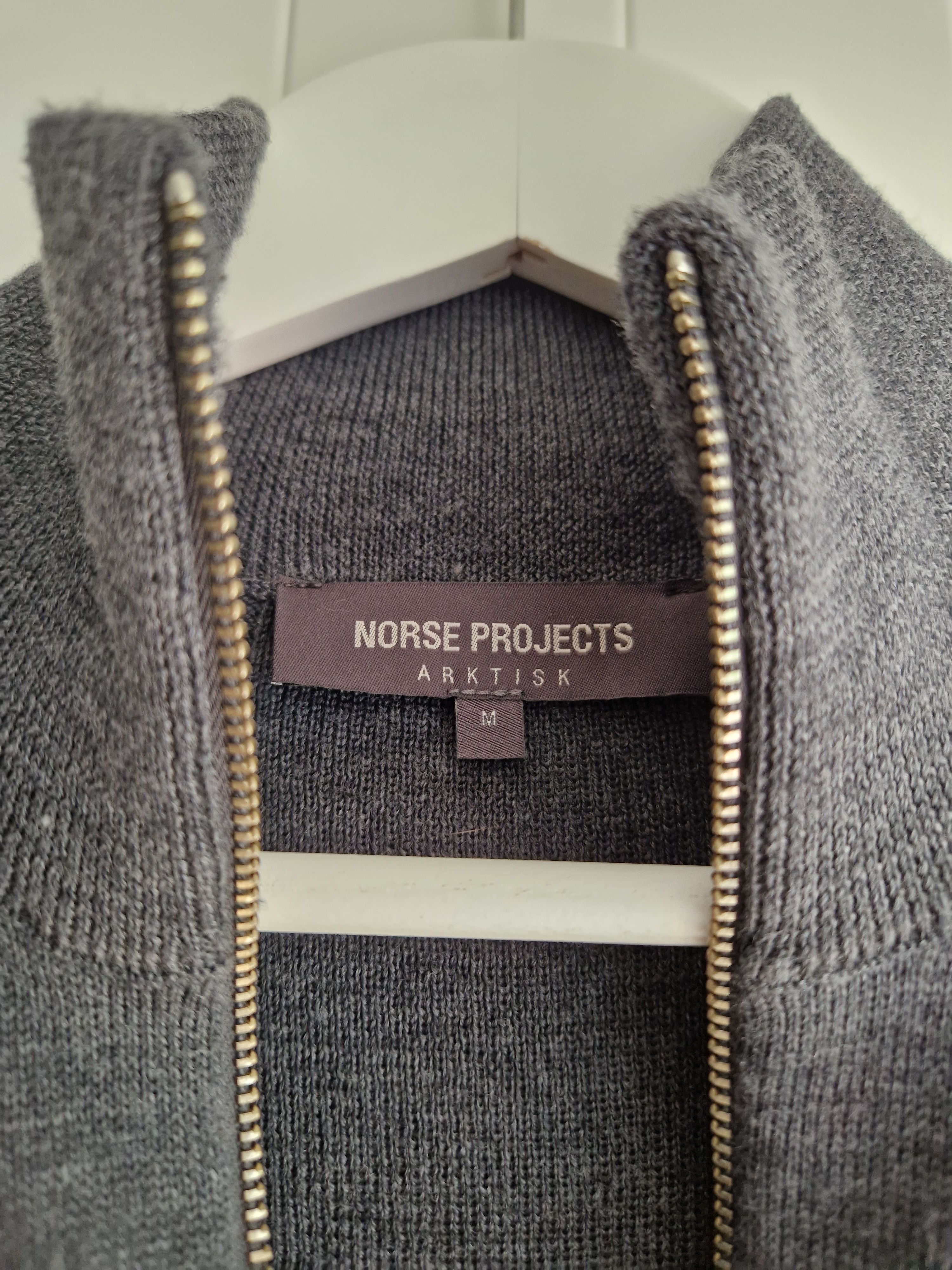 Norse Projects Norse Projects Arktisk Tech Merino Half Zip Sweater Grey Size US M / EU 48-50 / 2 - 3 Thumbnail