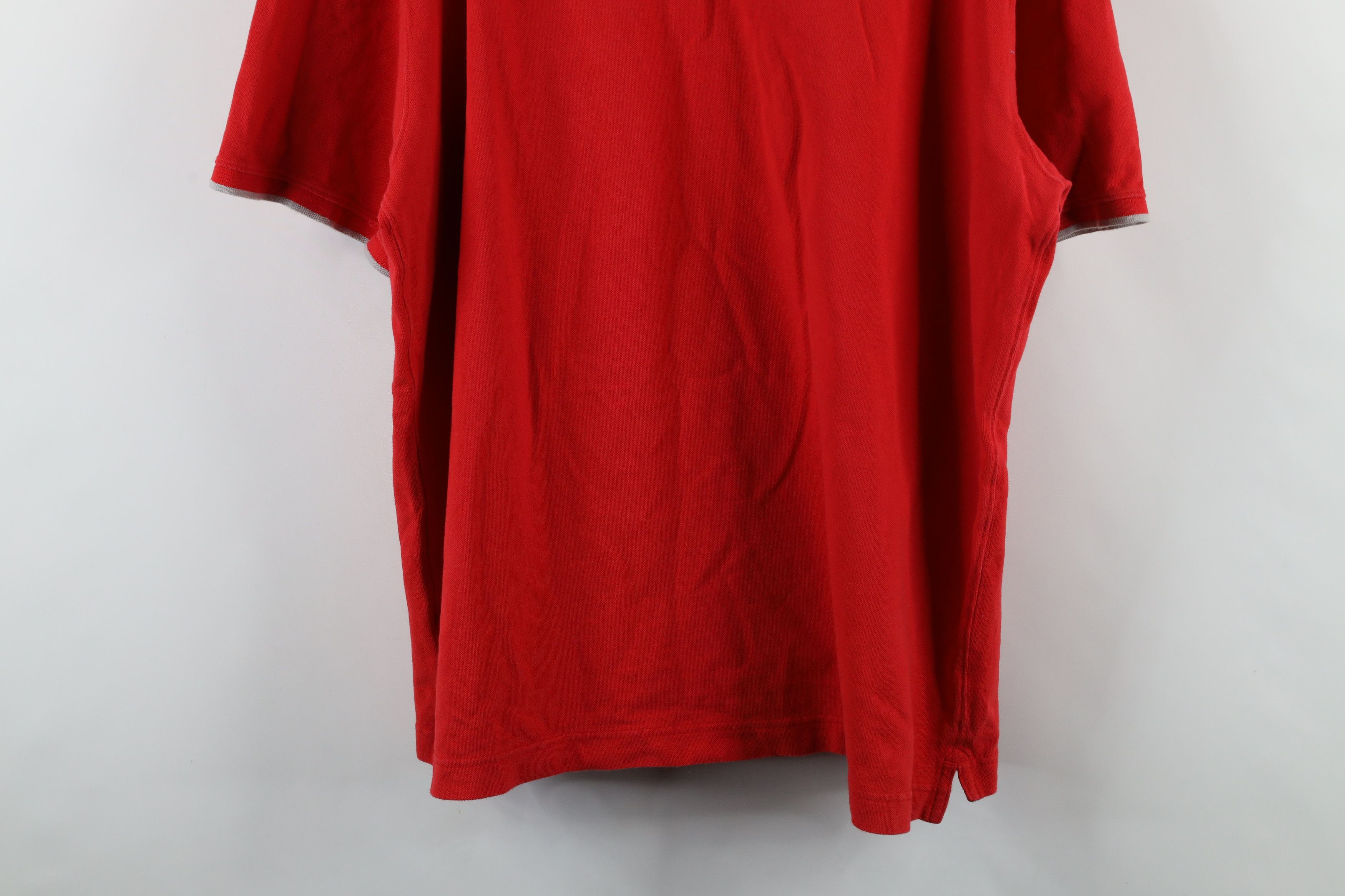 Nike × Vintage Vintage Nike Scott Mini Swoosh Ohio State University Polo Size US XXL / EU 58 / 5 - 15 Thumbnail