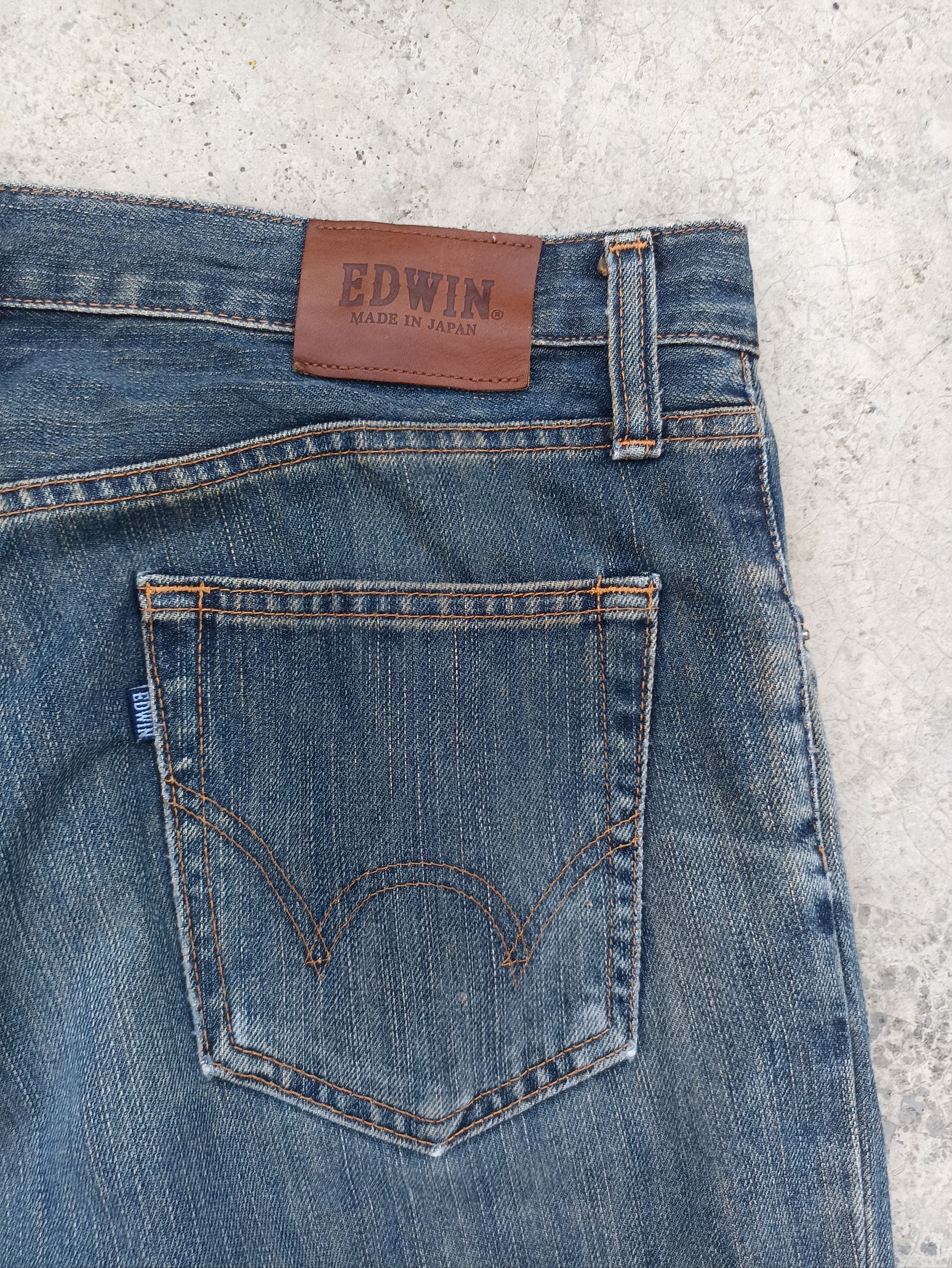 Beauty Beast Vintage Edwin Jeans distressed beauty beast Size US 34 / EU 50 - 7 Thumbnail