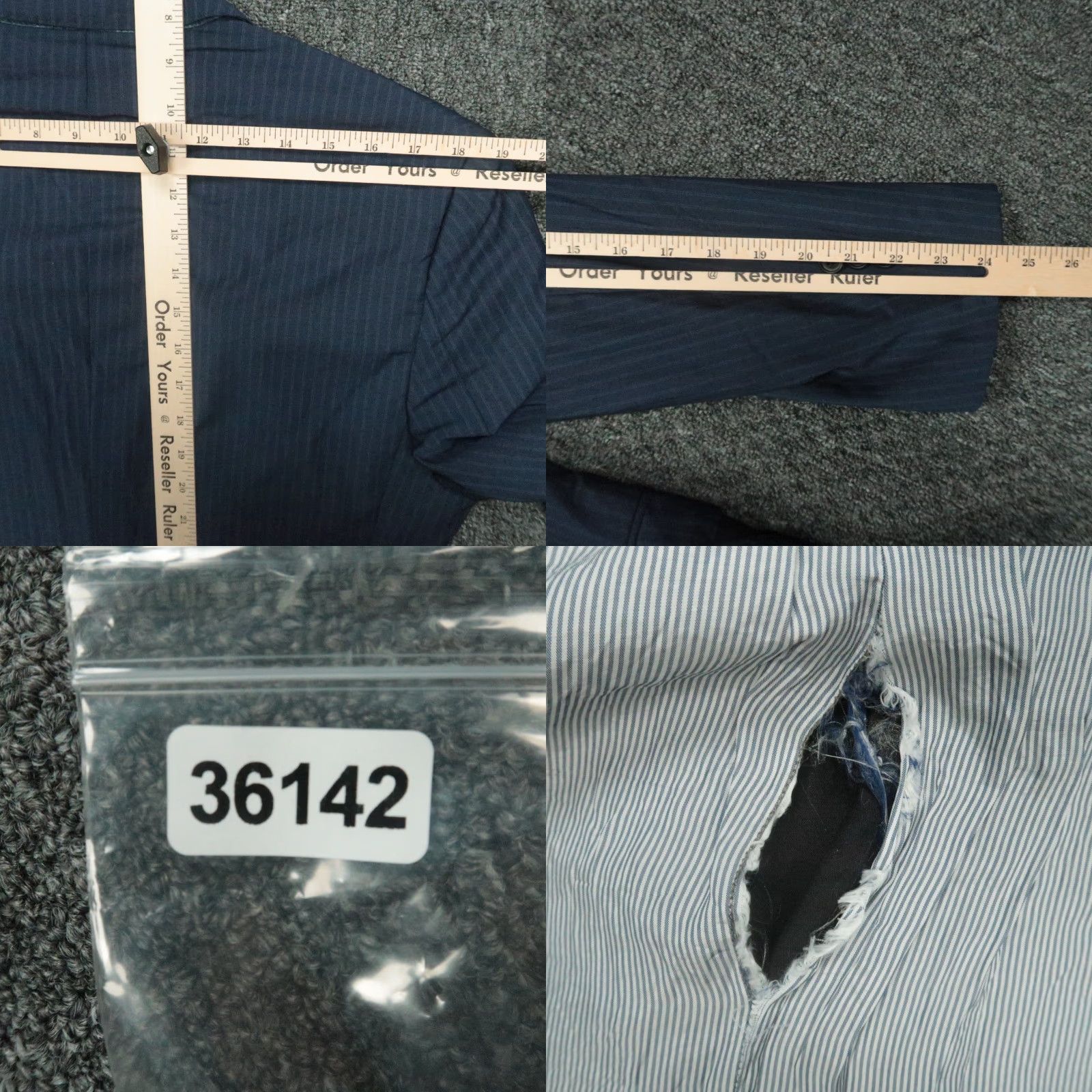 Brooks Brothers Brooks Brothers Blazer Mens 40R Blue Wool Explorer Regent Fit Striped Sport Coat Size 40R - 9 Thumbnail