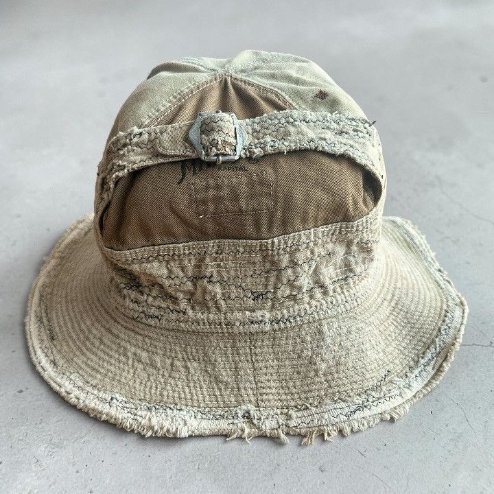 Kapital NWT KAPITAL Chino Old Man and the Sea HAT Crash Remake Beige Size ONE SIZE - 3 Thumbnail