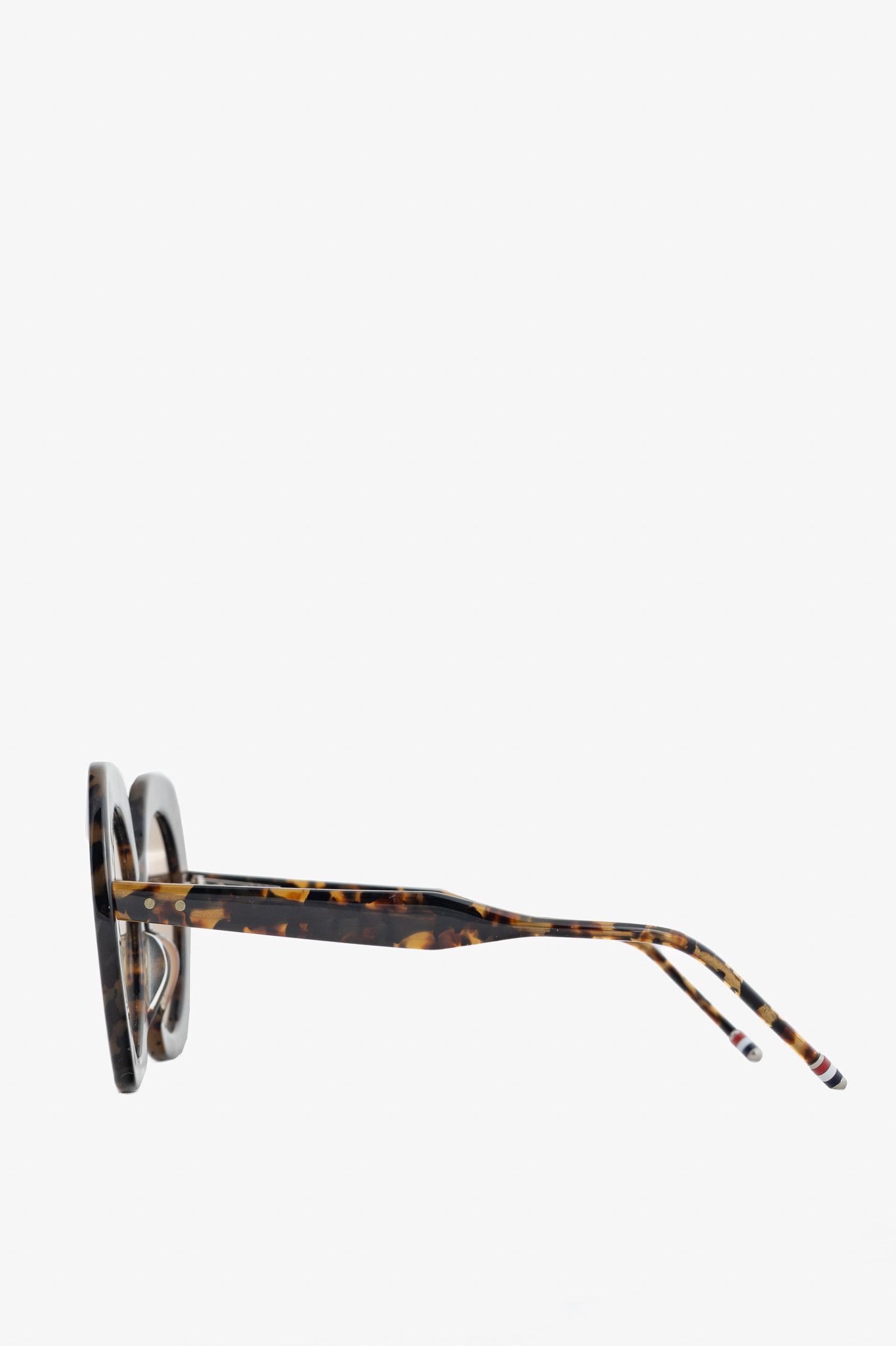Thom Browne Thom Browne TBS509 Square Tokyo Tortoise Sunglasses Size ONE SIZE - 3 Thumbnail