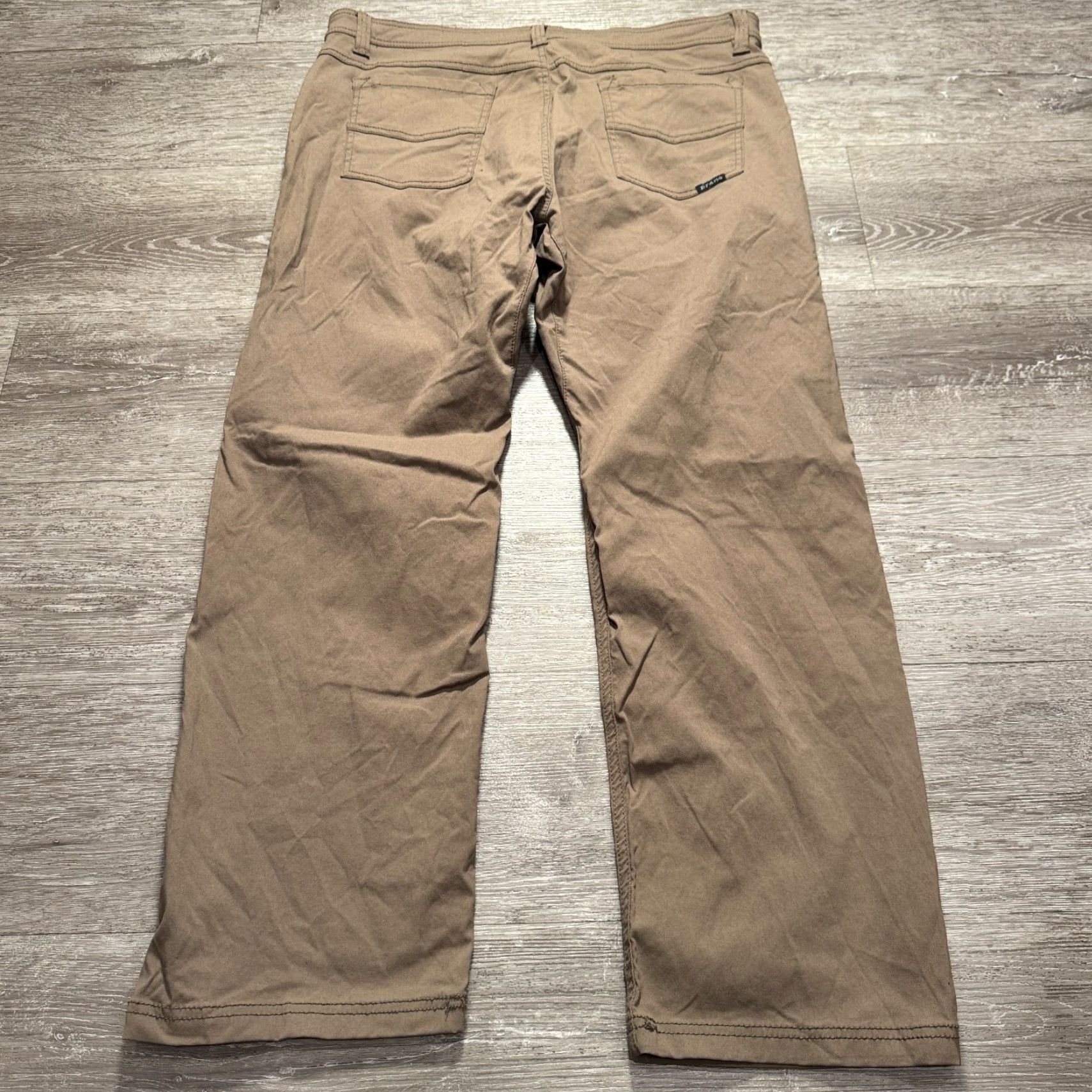 Prana prAna Pants Mens 36 Beige Hiking Nylon Stretch Quick Dry Outdoor Climbing 36x29 Khakis Slim Pockets Adjustable Waist Beig e Outdoor Mens Size US 36 / EU 52 - 5 Thumbnail