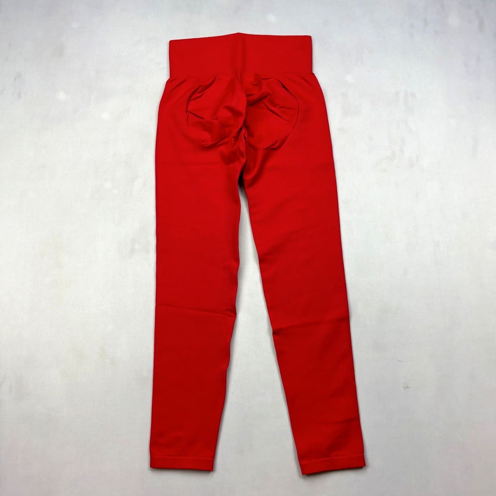 Vintage OQQ Leggings Butt Lifting High Waist Sculpting Yoga Pilates Gym Red Medium Womens Size 32" / US 10 / IT 46 - 3 Thumbnail